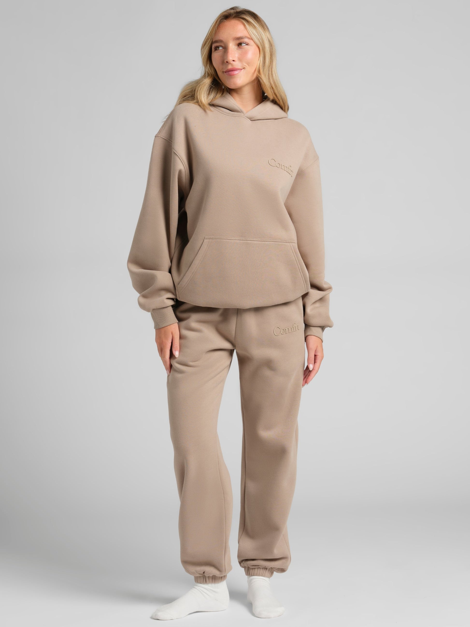 Minimalist Hoodie Oversized Soft Combed Cotton Blend
