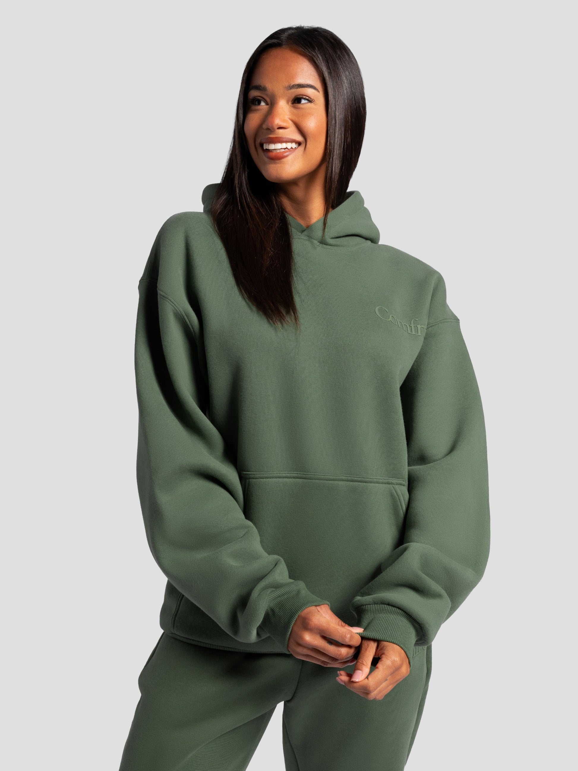 Minimalist Hoodie Oversized Soft Combed Cotton Blend