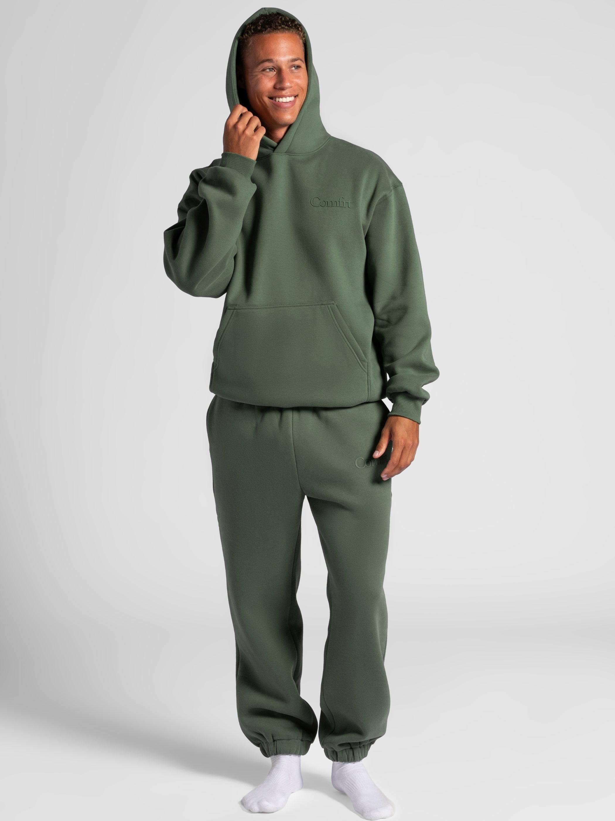 Minimalist Hoodie Oversized Soft Combed Cotton Blend