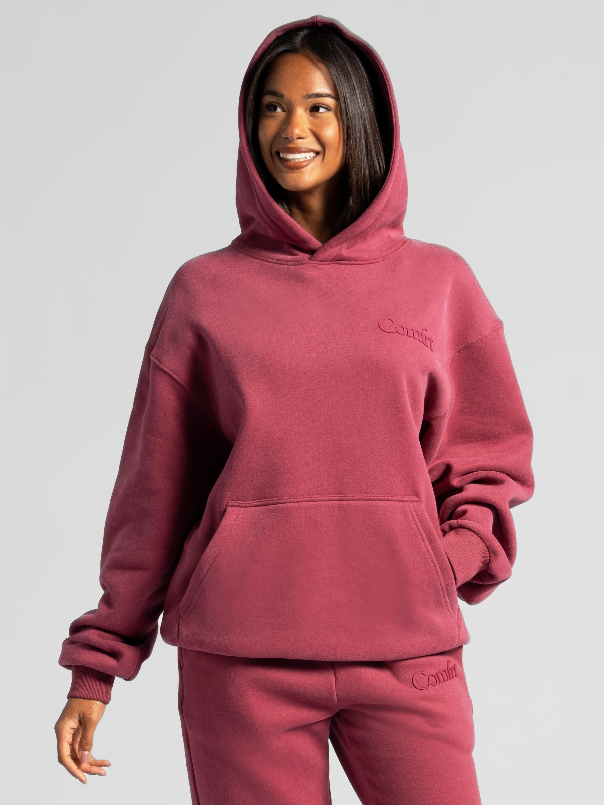 Minimalist Hoodie Oversized Soft Combed Cotton Blend