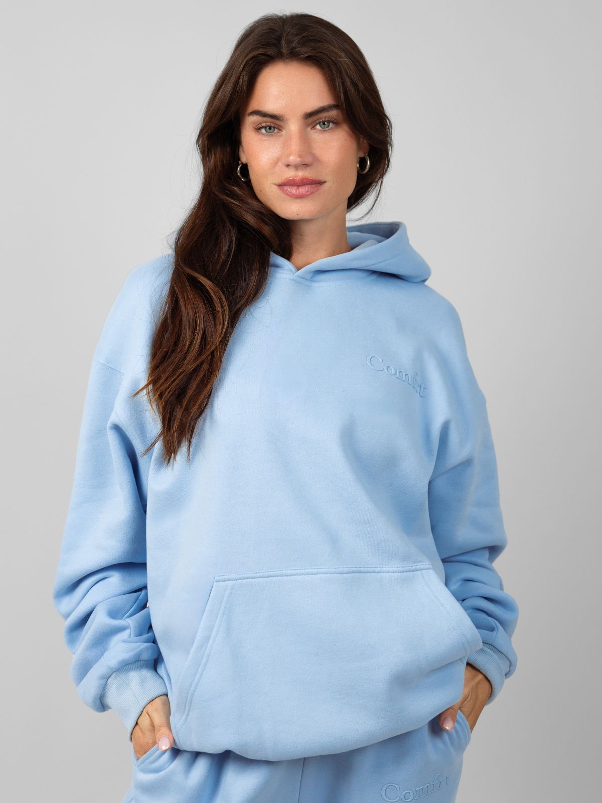 Minimalist Hoodie Oversized Soft Combed Cotton Blend