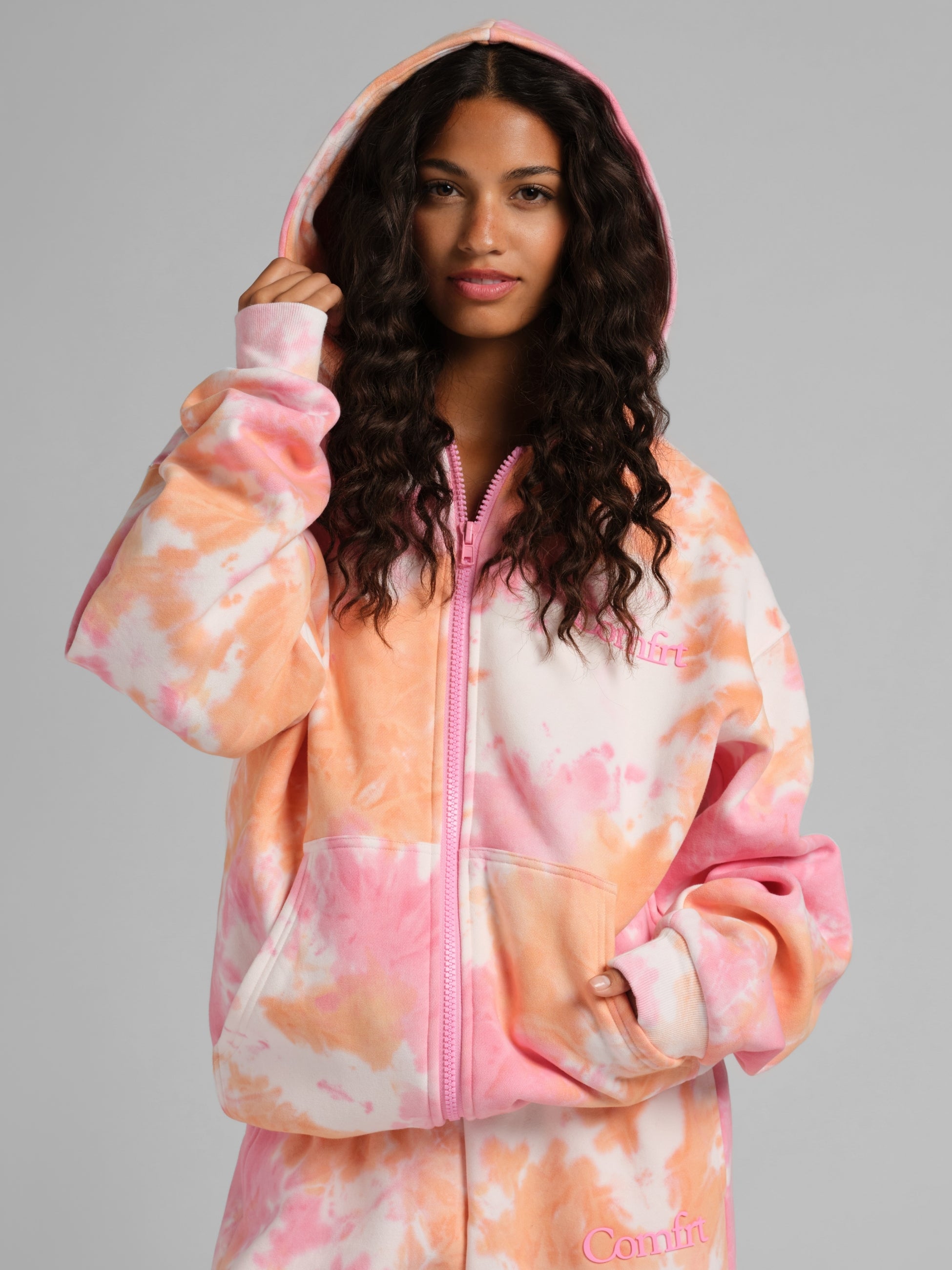 Comfrt Minimalist Zip Hoodie Oversized Soft Fleece Unisex
