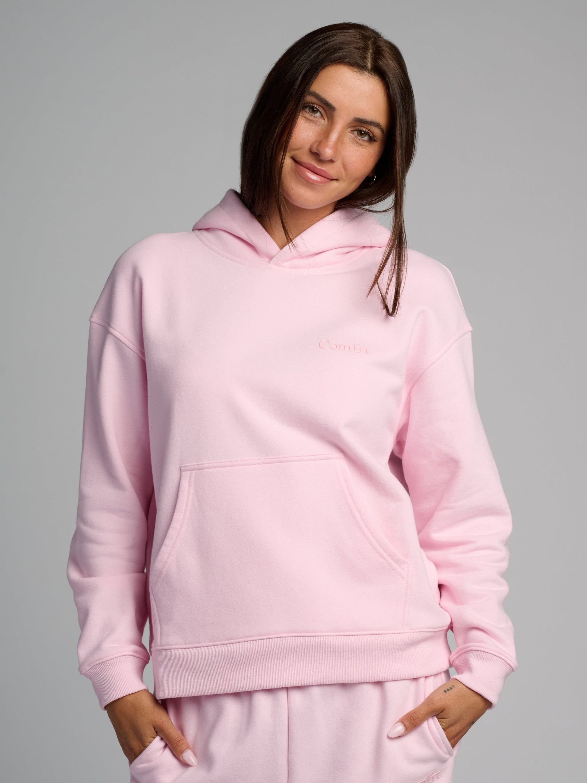 Comfrt Halo Lightweight Crop Hoodie Super Soft Cotton Blend
