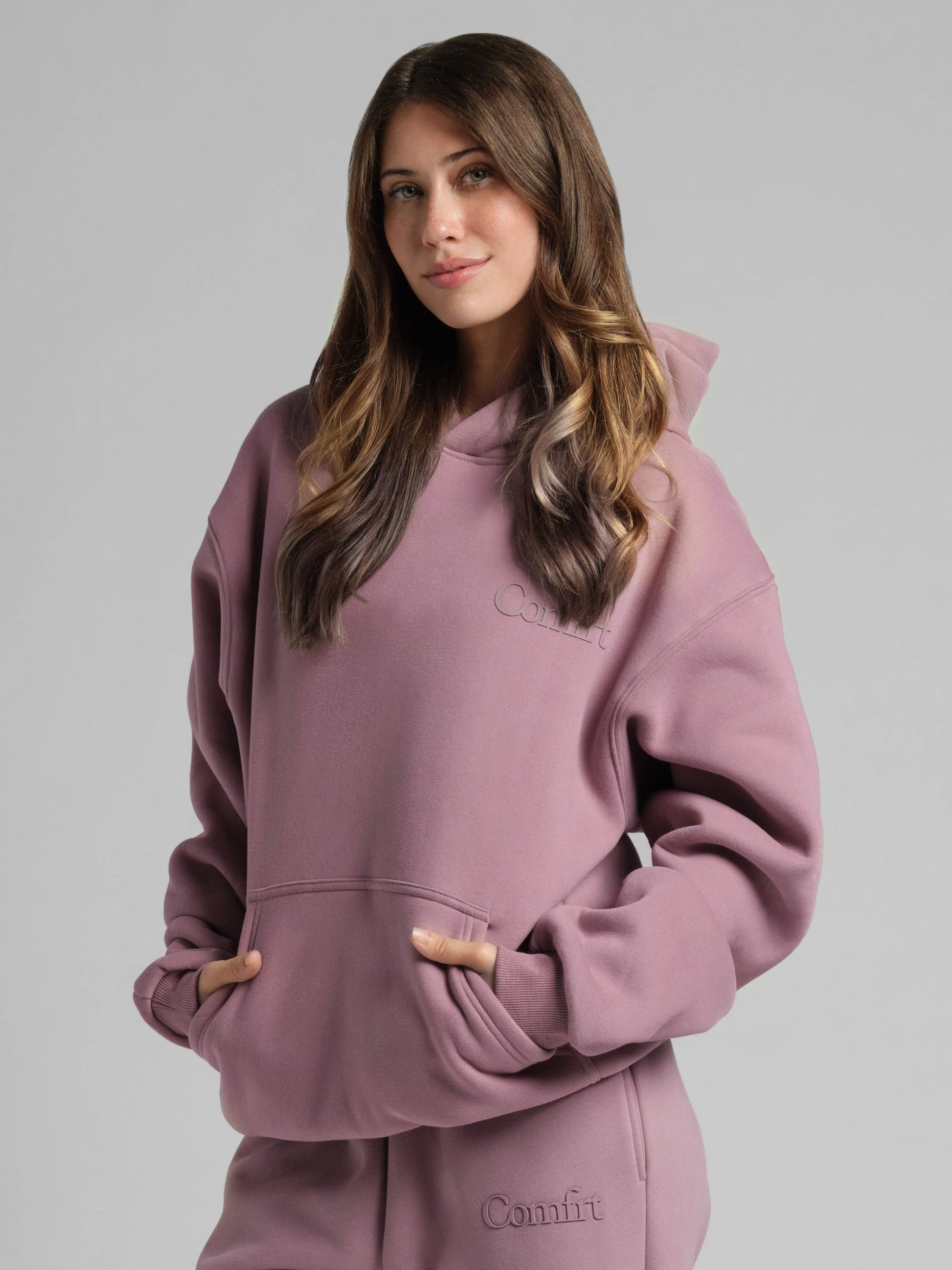 Minimalist Hoodie Oversized Soft Combed Cotton Blend