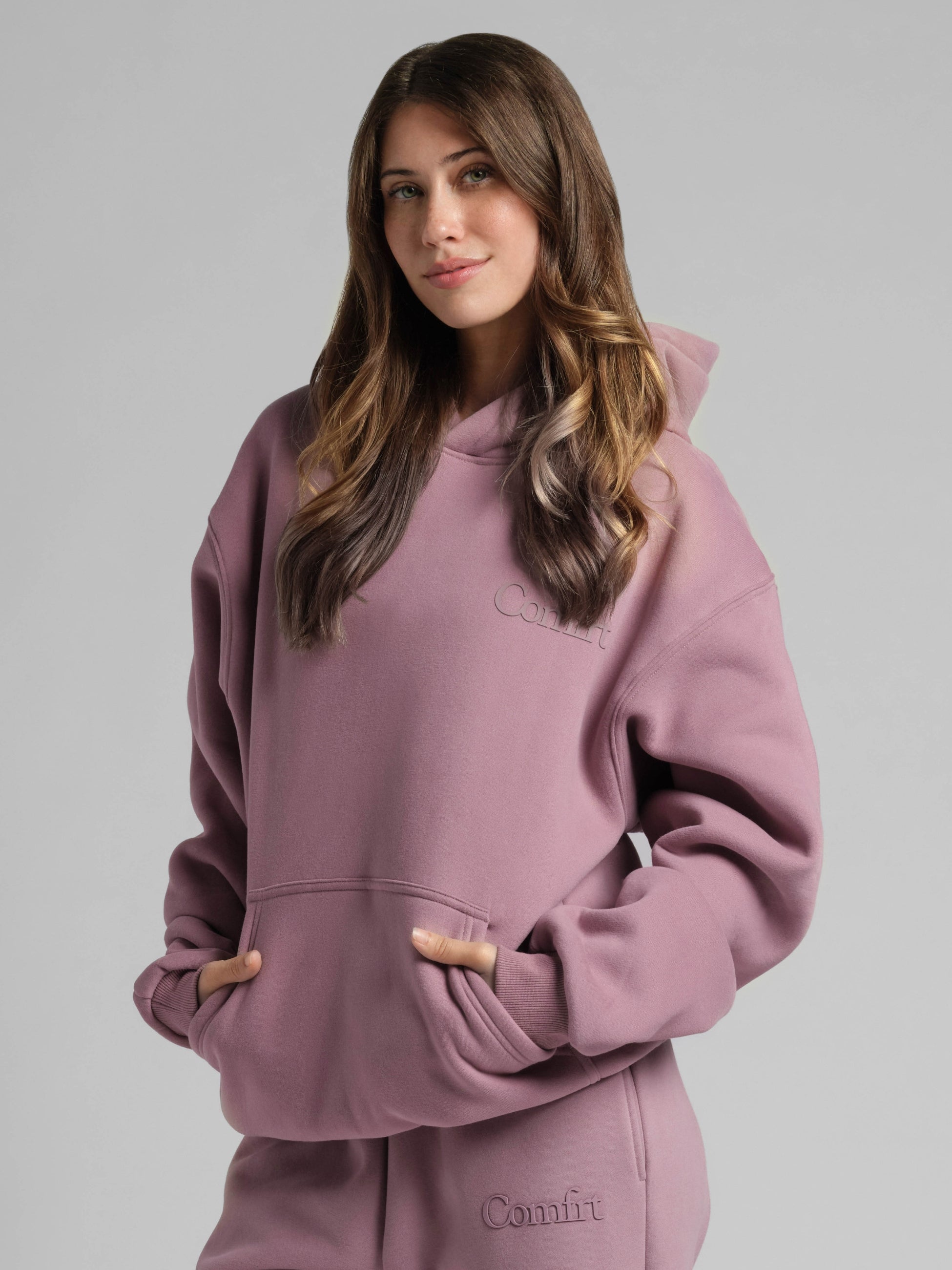 Minimalist Hoodie Oversized Soft Combed Cotton Blend