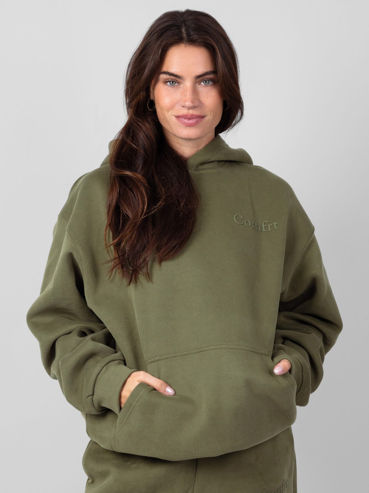 Minimalist Hoodie Oversized Soft Combed Cotton Blend