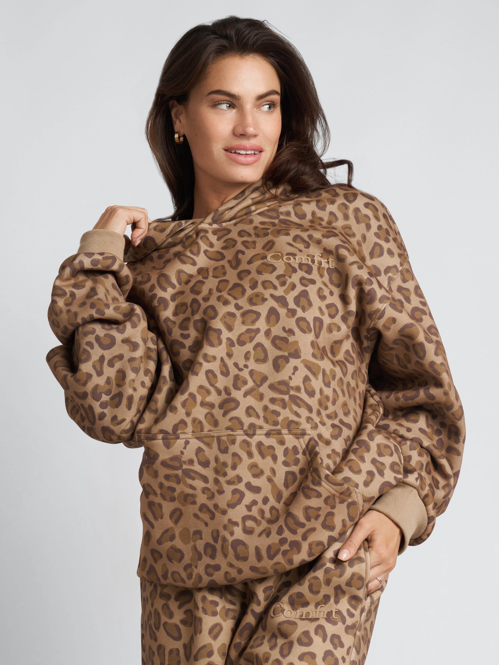 Minimalist Hoodie Oversized Soft Combed Cotton Blend