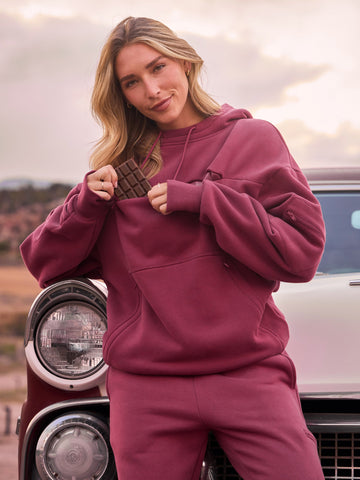 Comfrt Snak Hoodie Heavyweight Fleece Snack Pocket Design