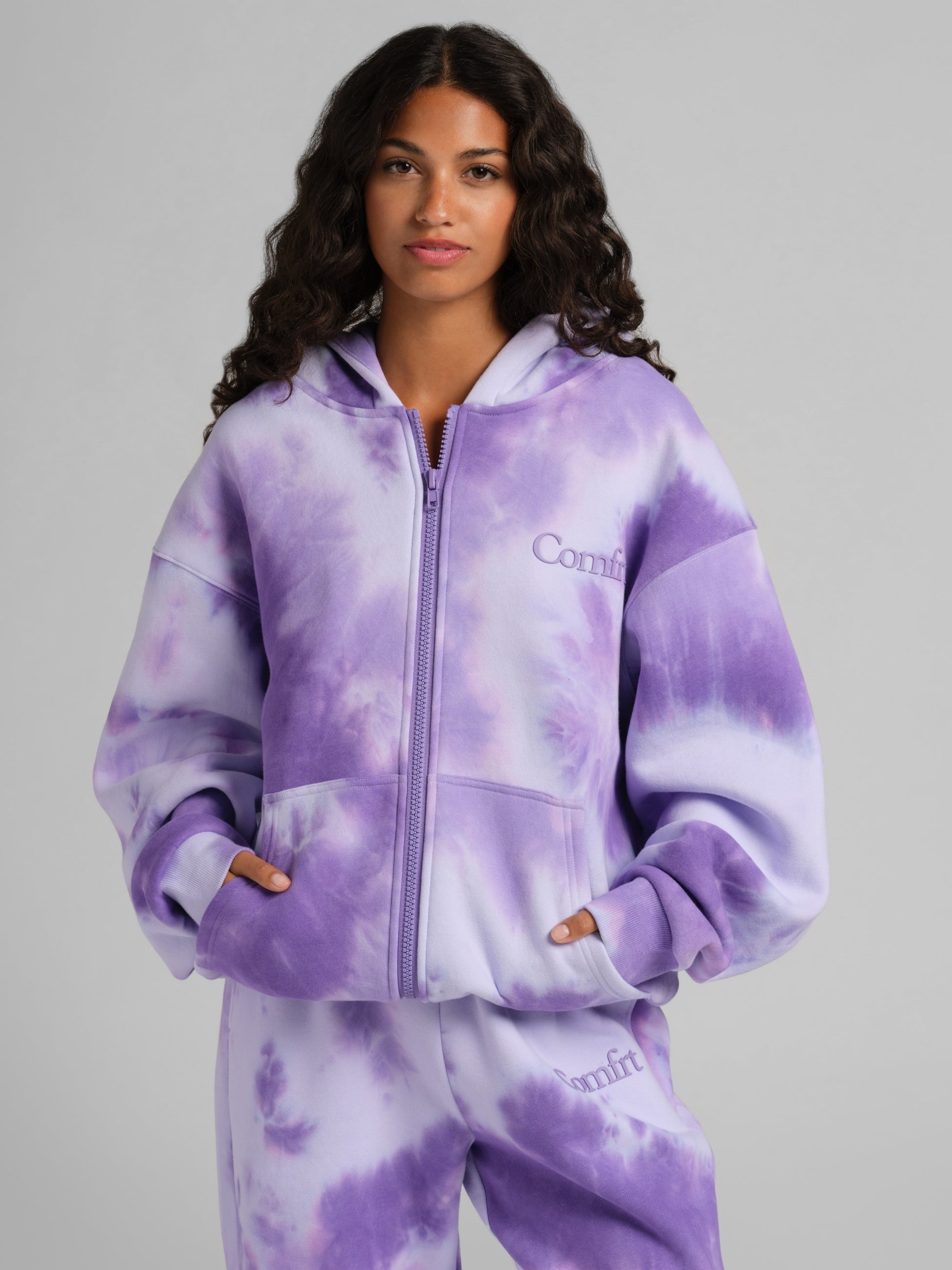 Comfrt Minimalist Zip Hoodie Oversized Soft Fleece Unisex