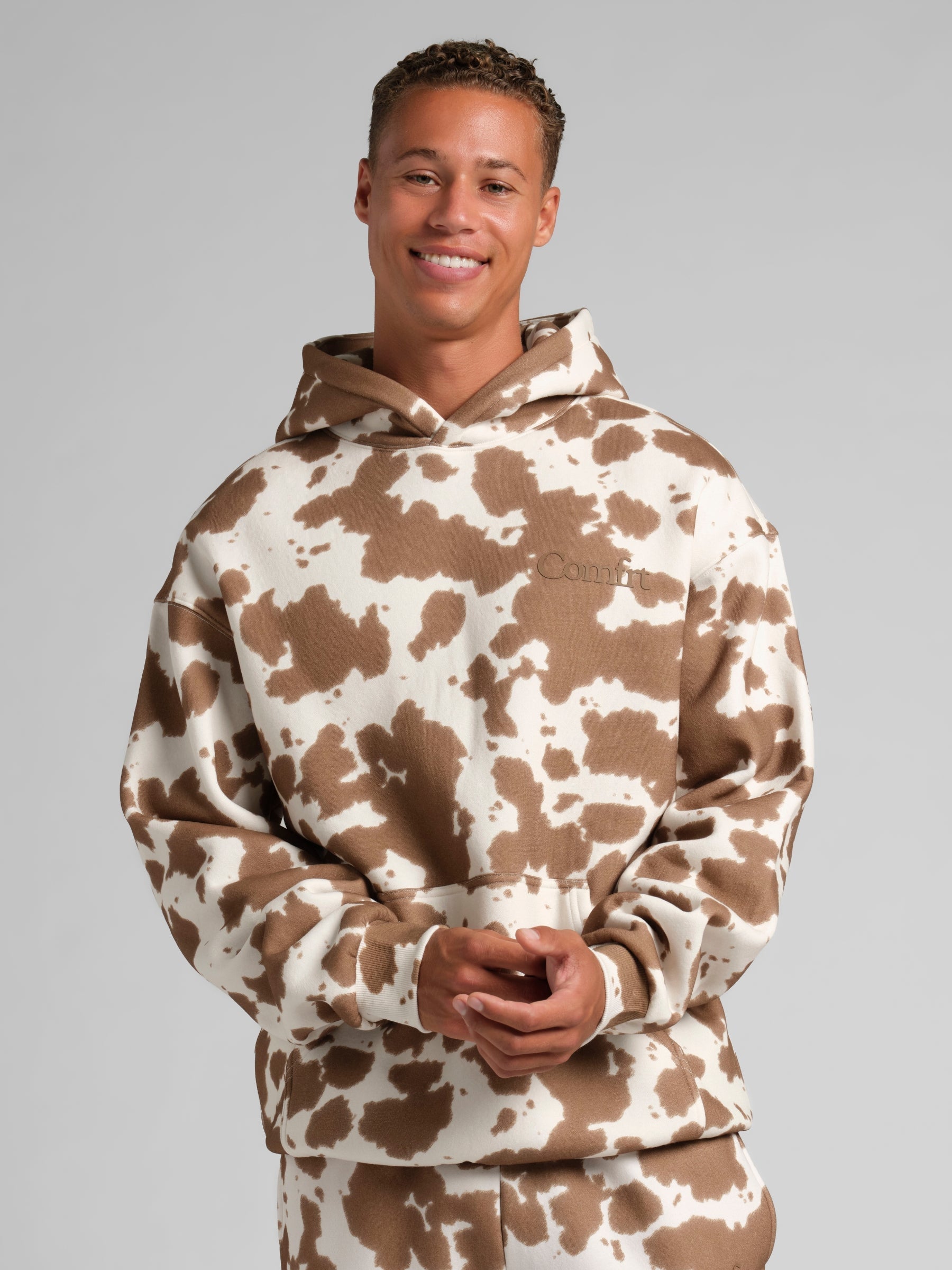 Minimalist Hoodie Oversized Soft Combed Cotton Blend