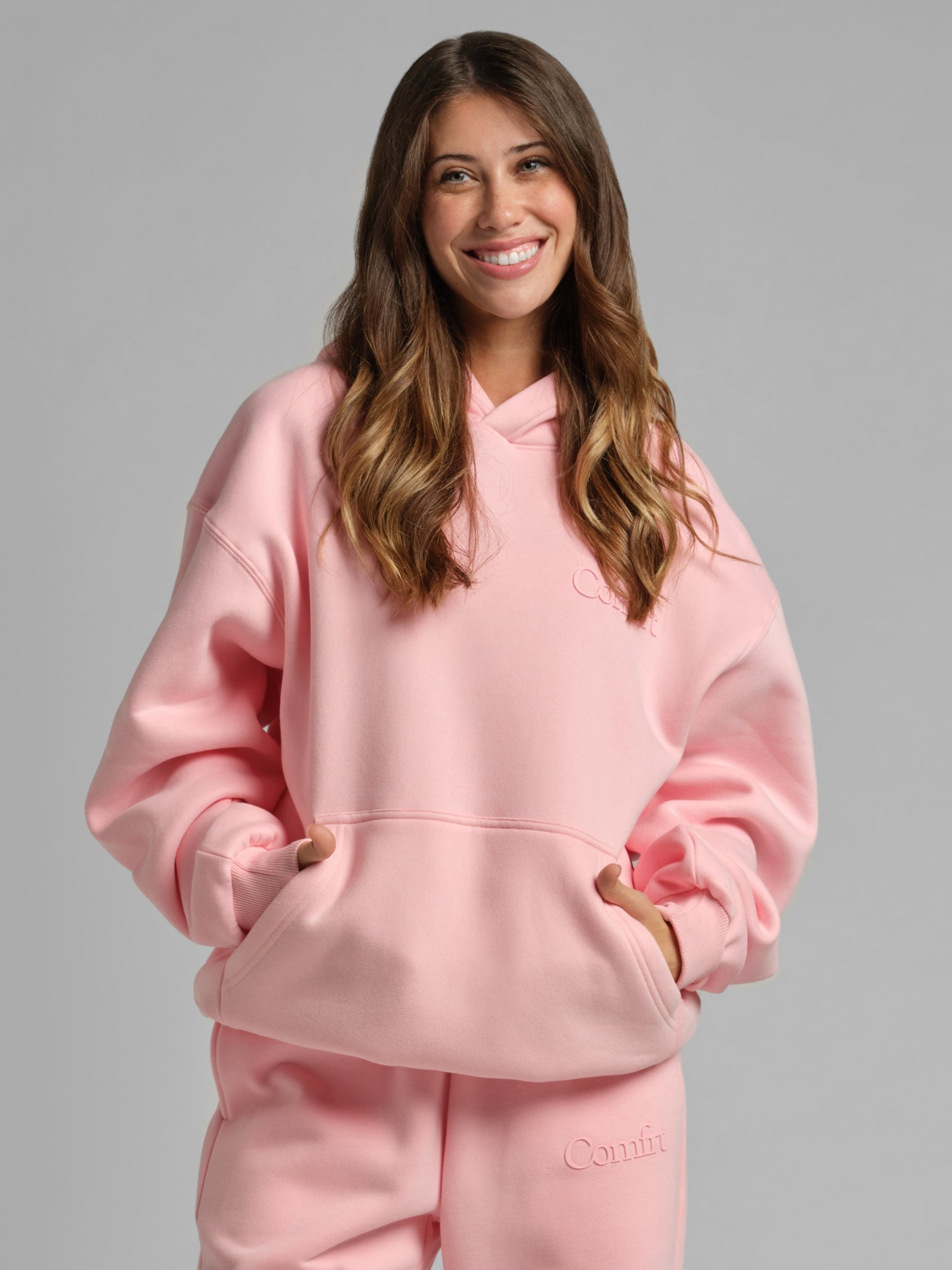 Minimalist Hoodie Oversized Soft Combed Cotton Blend