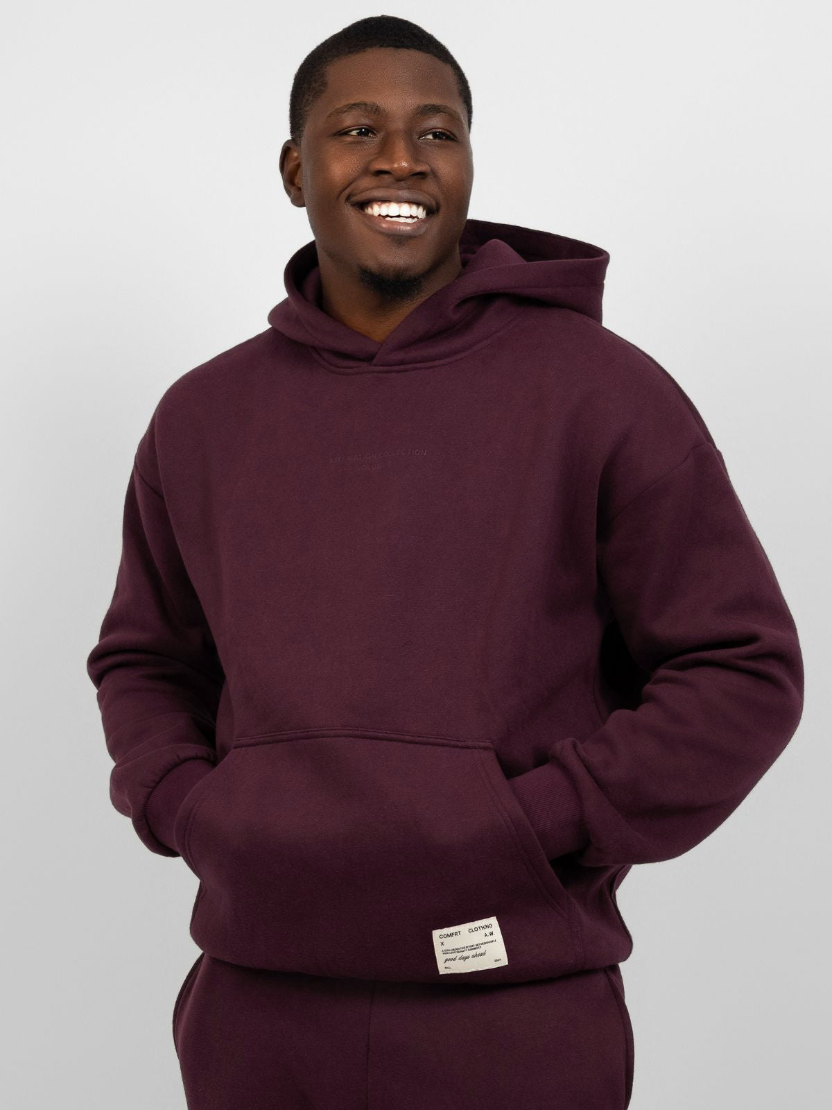 Comfrt Affirmation Hoodie Oversized Unisex Soft Cotton Blend