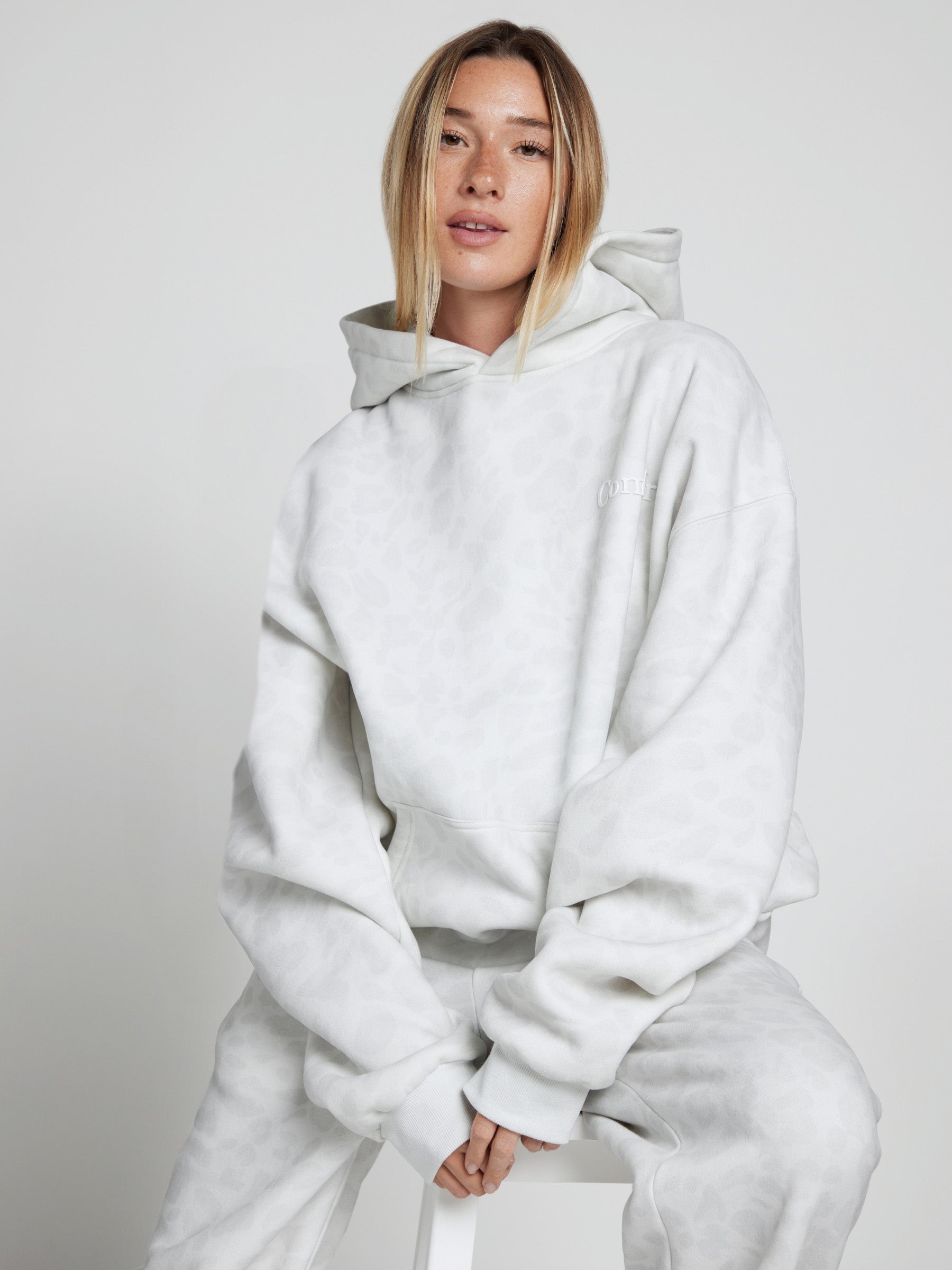 Minimalist Hoodie Oversized Soft Combed Cotton Blend