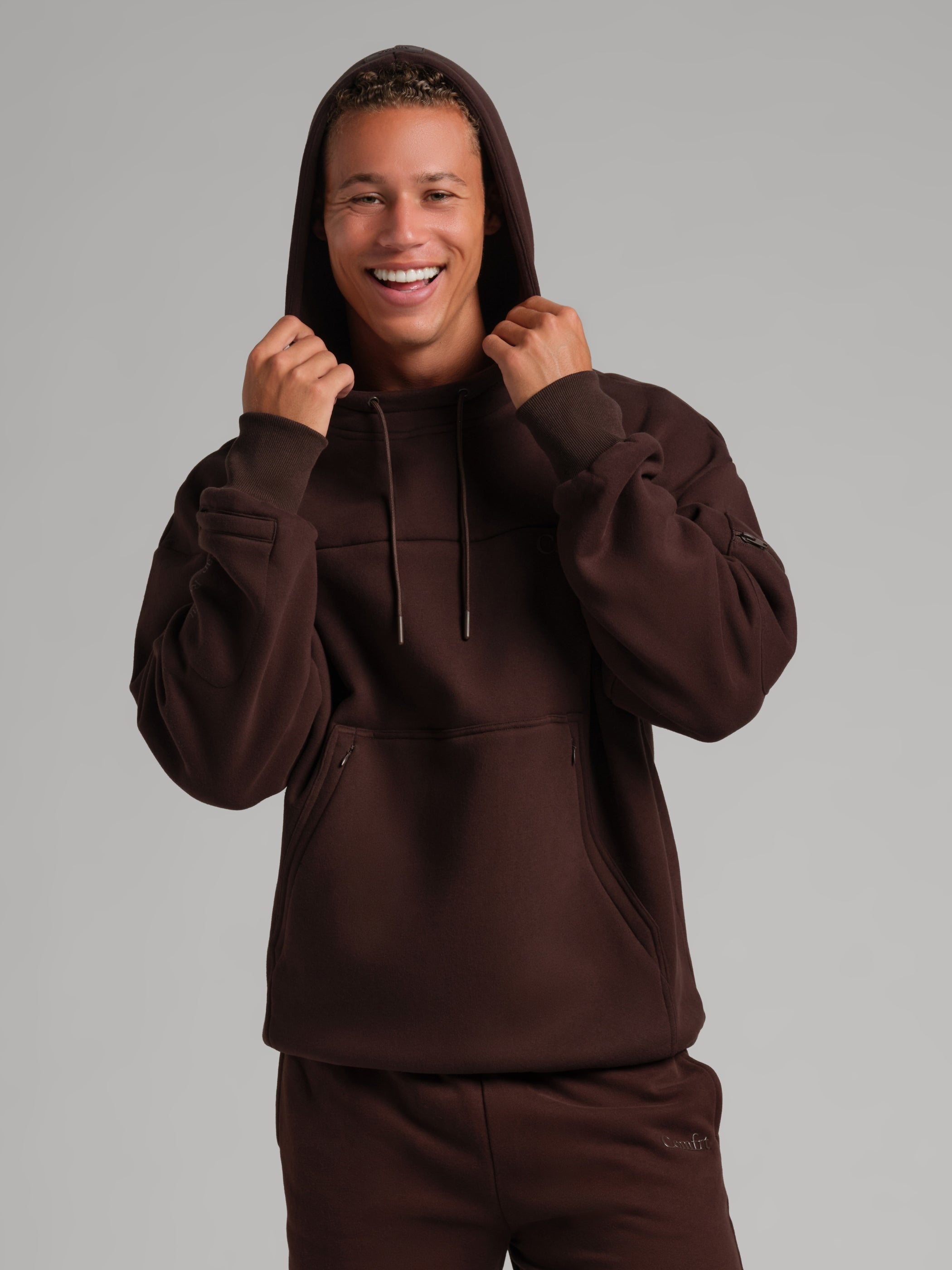 Comfrt Snak Hoodie Heavyweight Fleece Snack Pocket Design