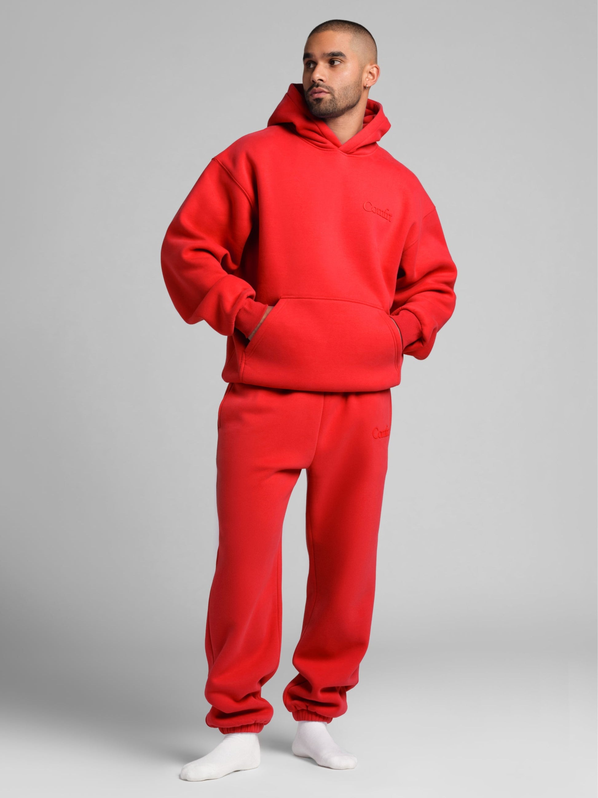Minimalist Hoodie Oversized Soft Combed Cotton Blend