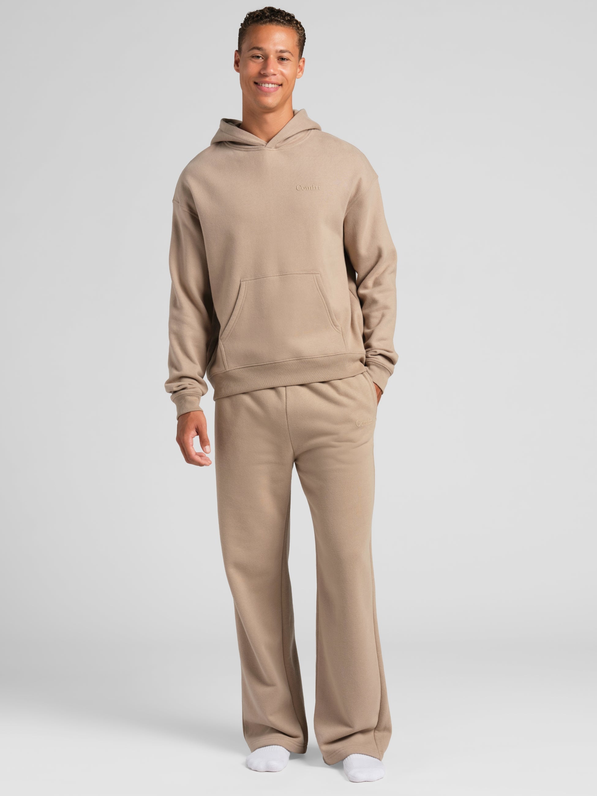Comfrt Halo Lightweight Crop Hoodie Super Soft Cotton Blend