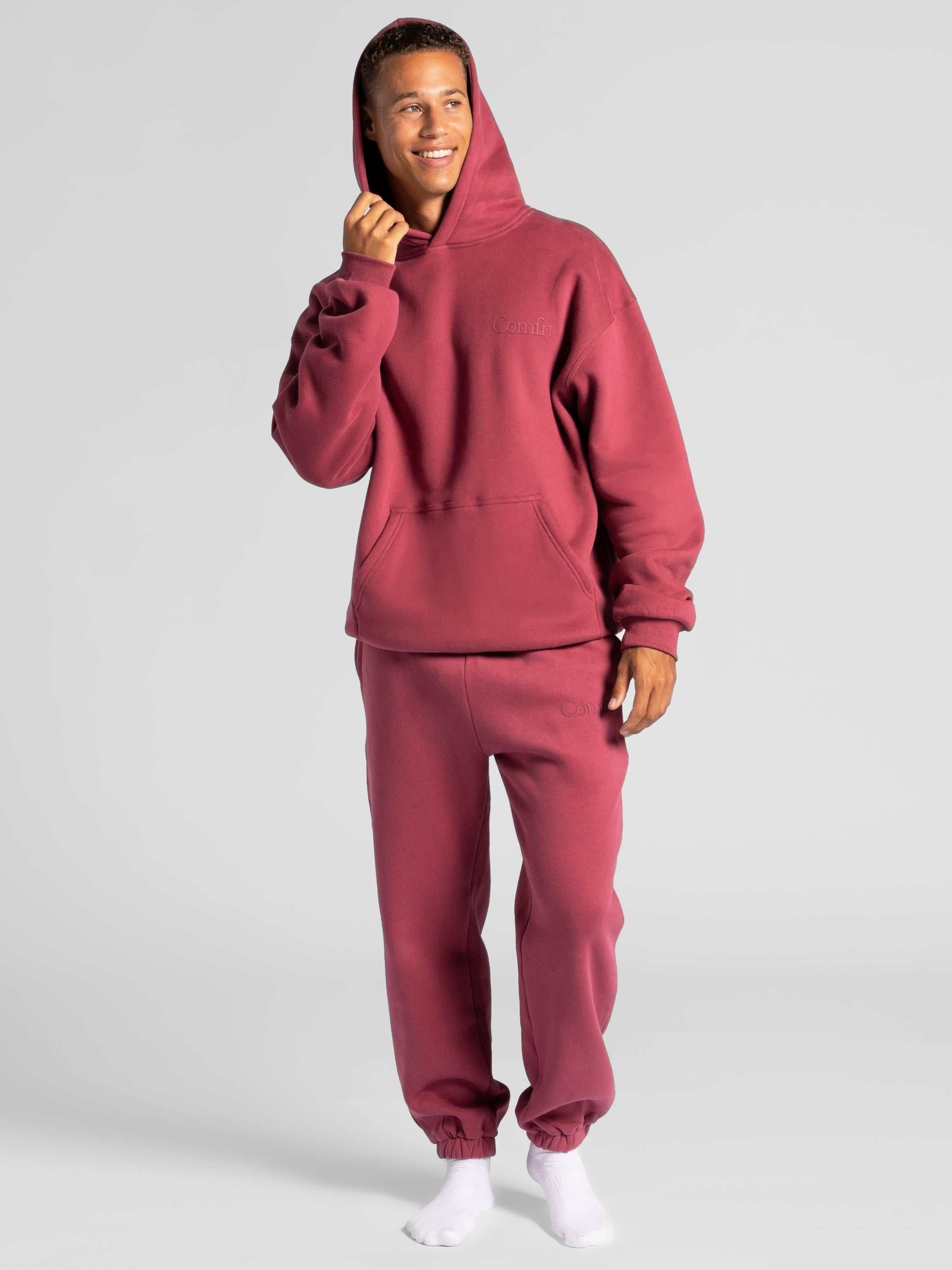 Minimalist Hoodie Oversized Soft Combed Cotton Blend