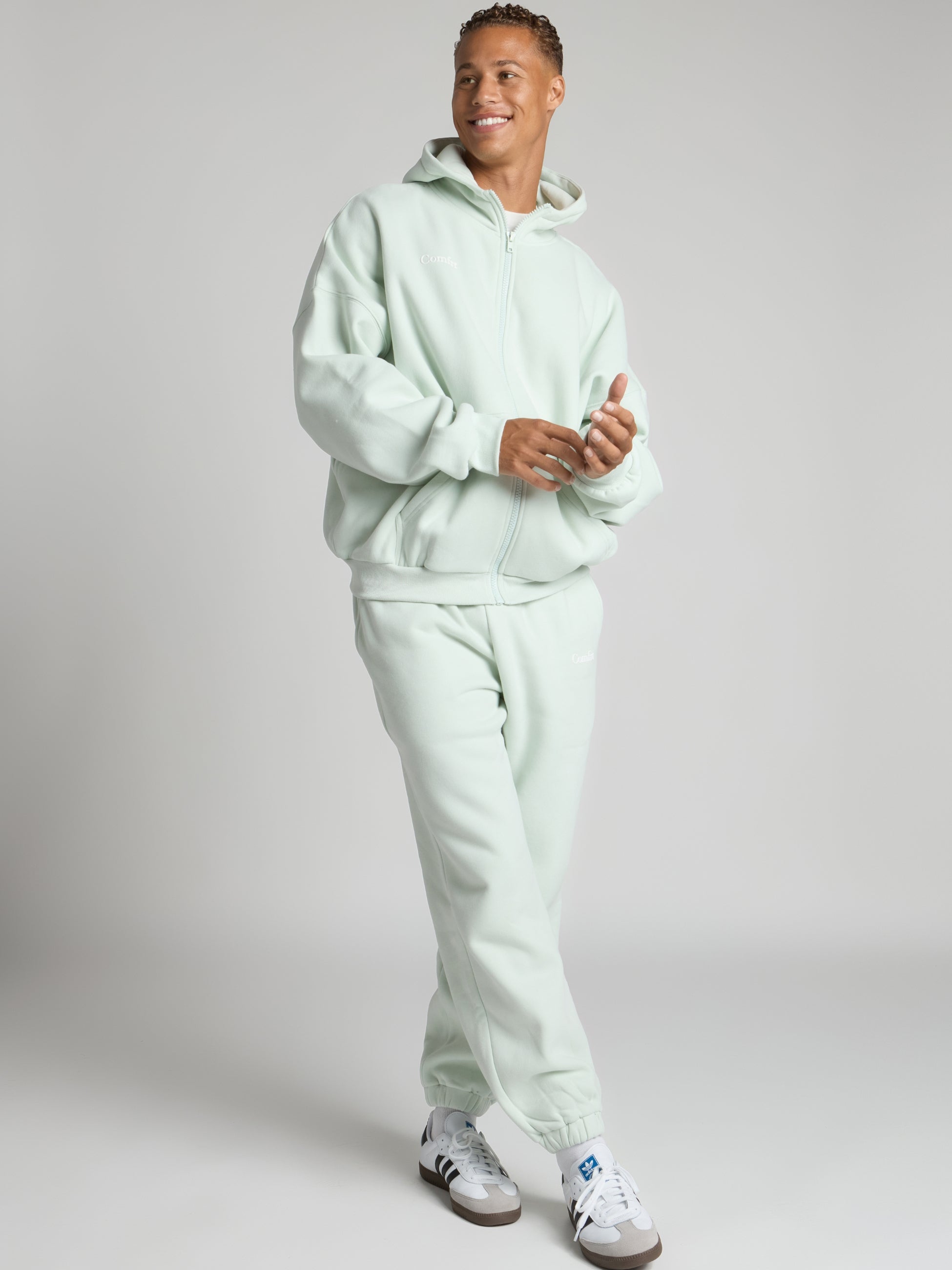 Comfrt Cloud Zip Hoodie Unisex Oversized Comfortable Relaxed