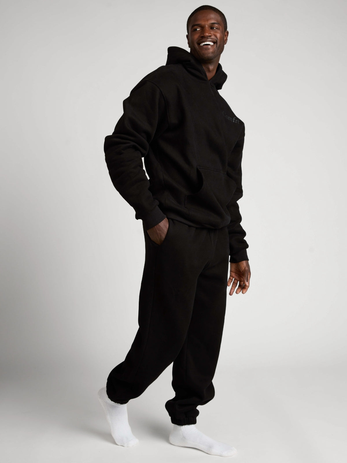 Minimalist Hoodie Oversized Soft Combed Cotton Blend