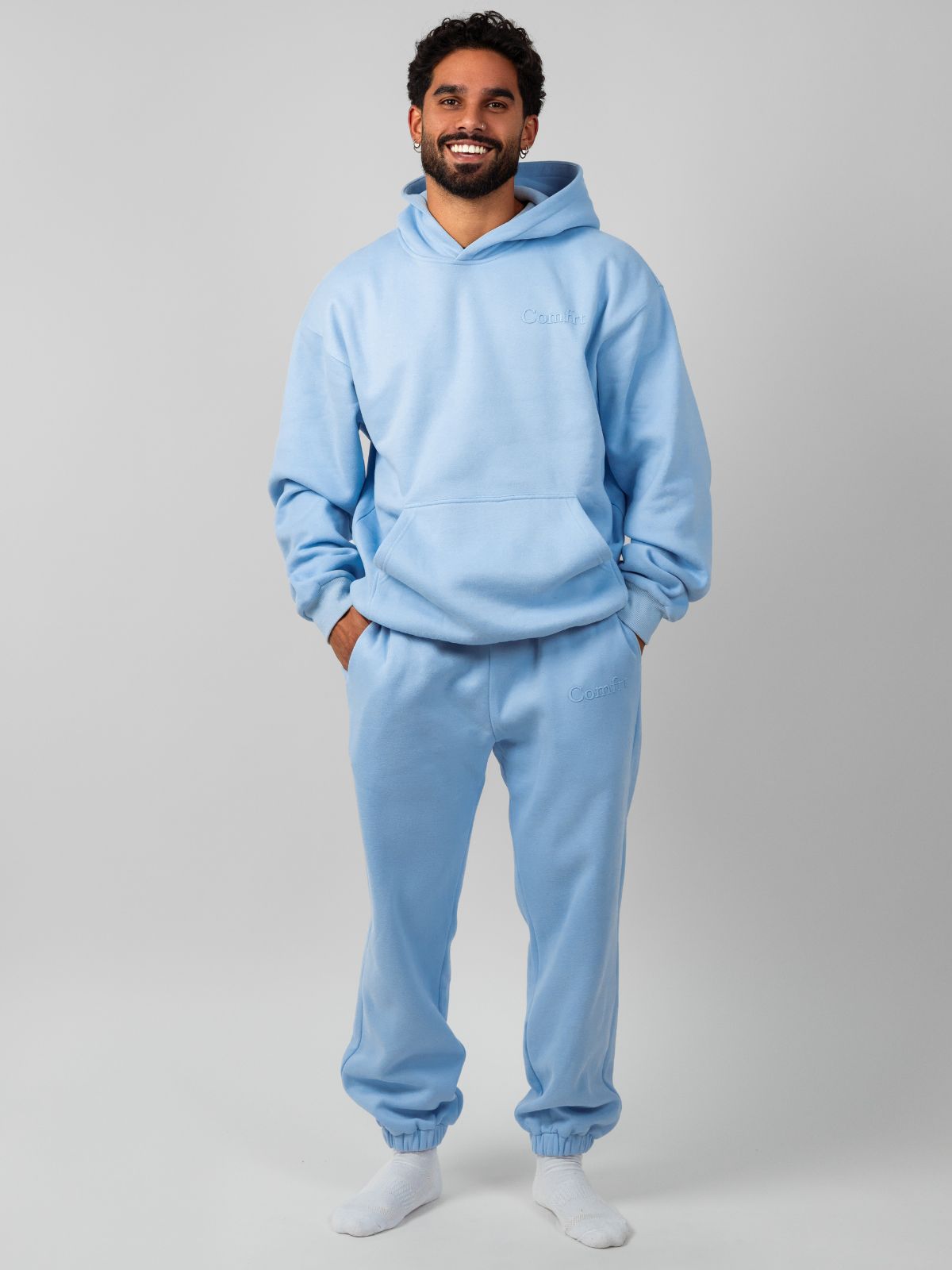 Minimalist Hoodie Oversized Soft Combed Cotton Blend