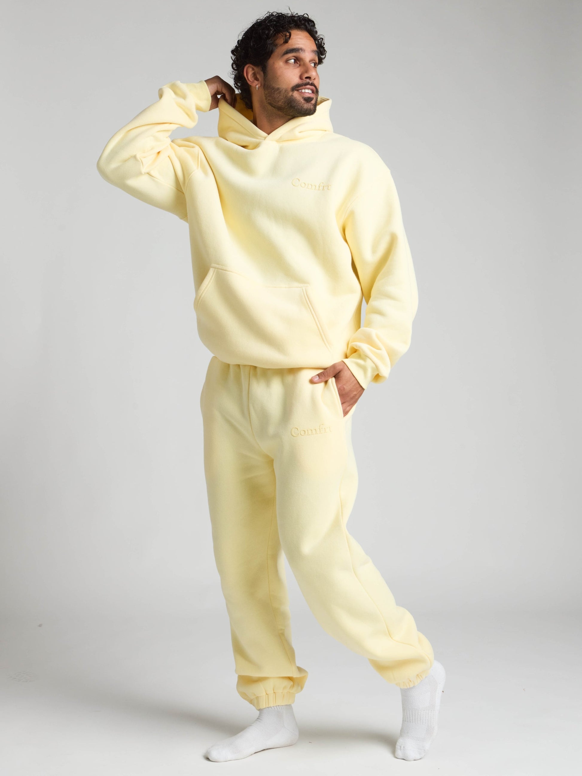 Minimalist Hoodie Oversized Soft Combed Cotton Blend