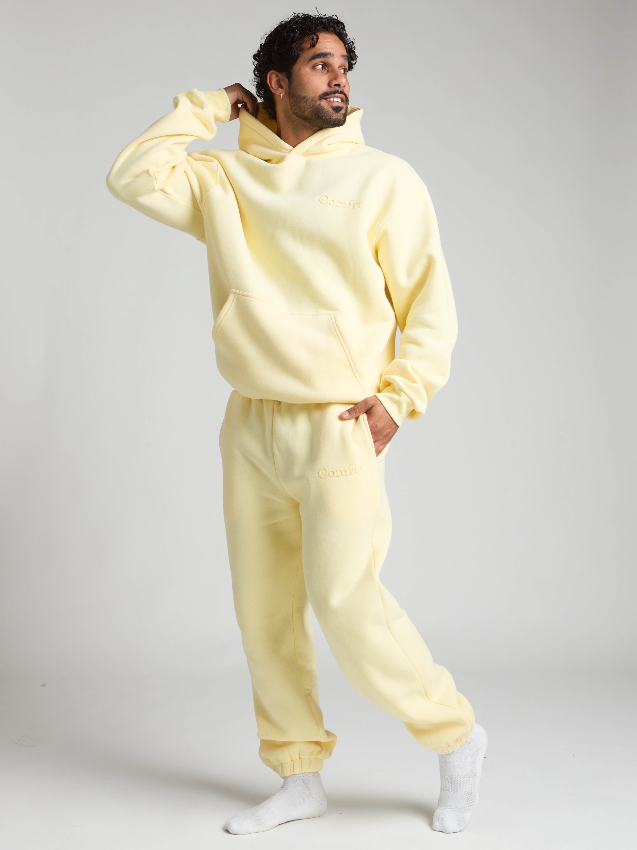 Minimalist Hoodie Oversized Soft Combed Cotton Blend