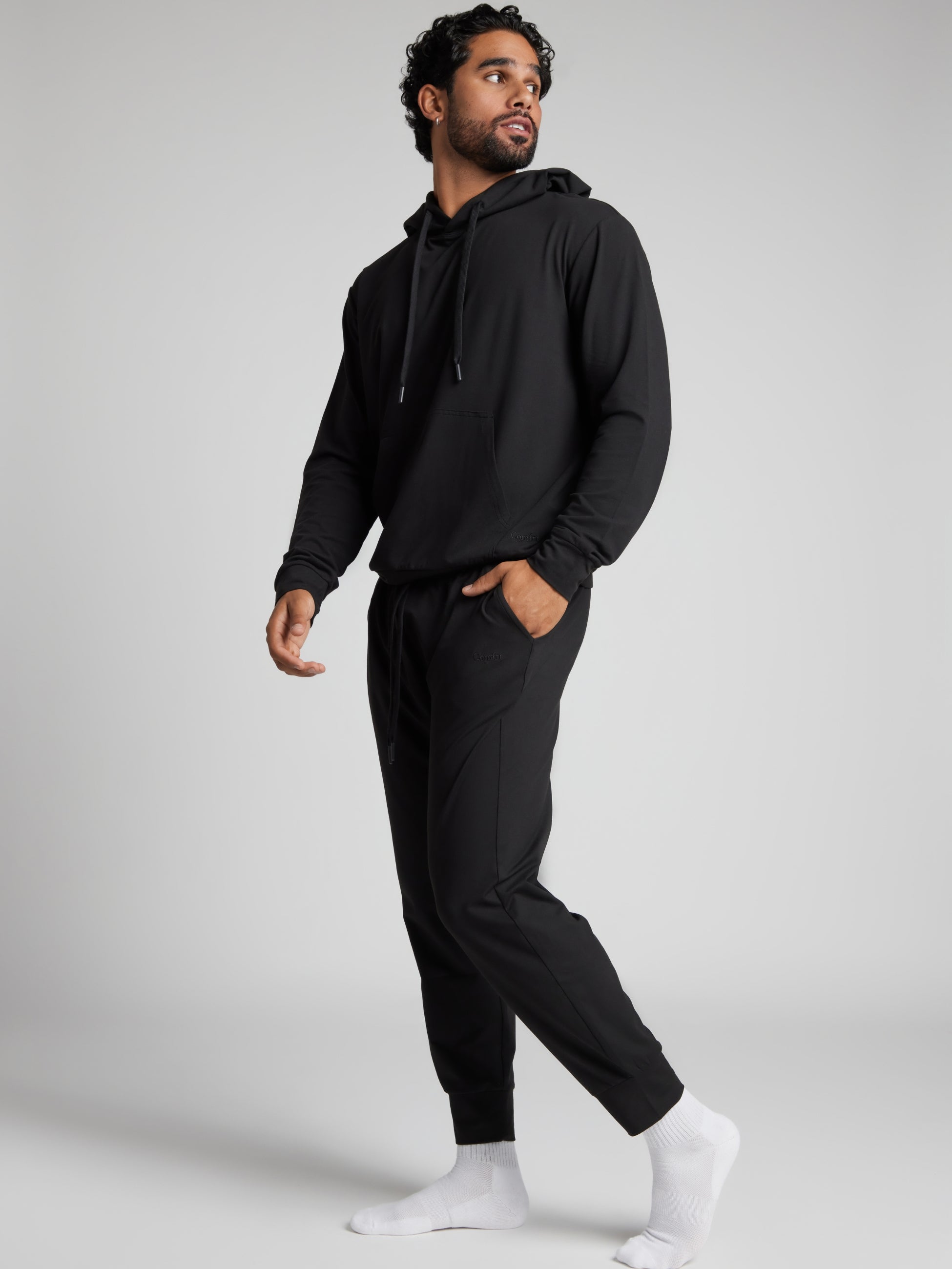 Comfrt AllDayJersey™ Hoodie Lightweight Brushed Jersey Soft Comfort