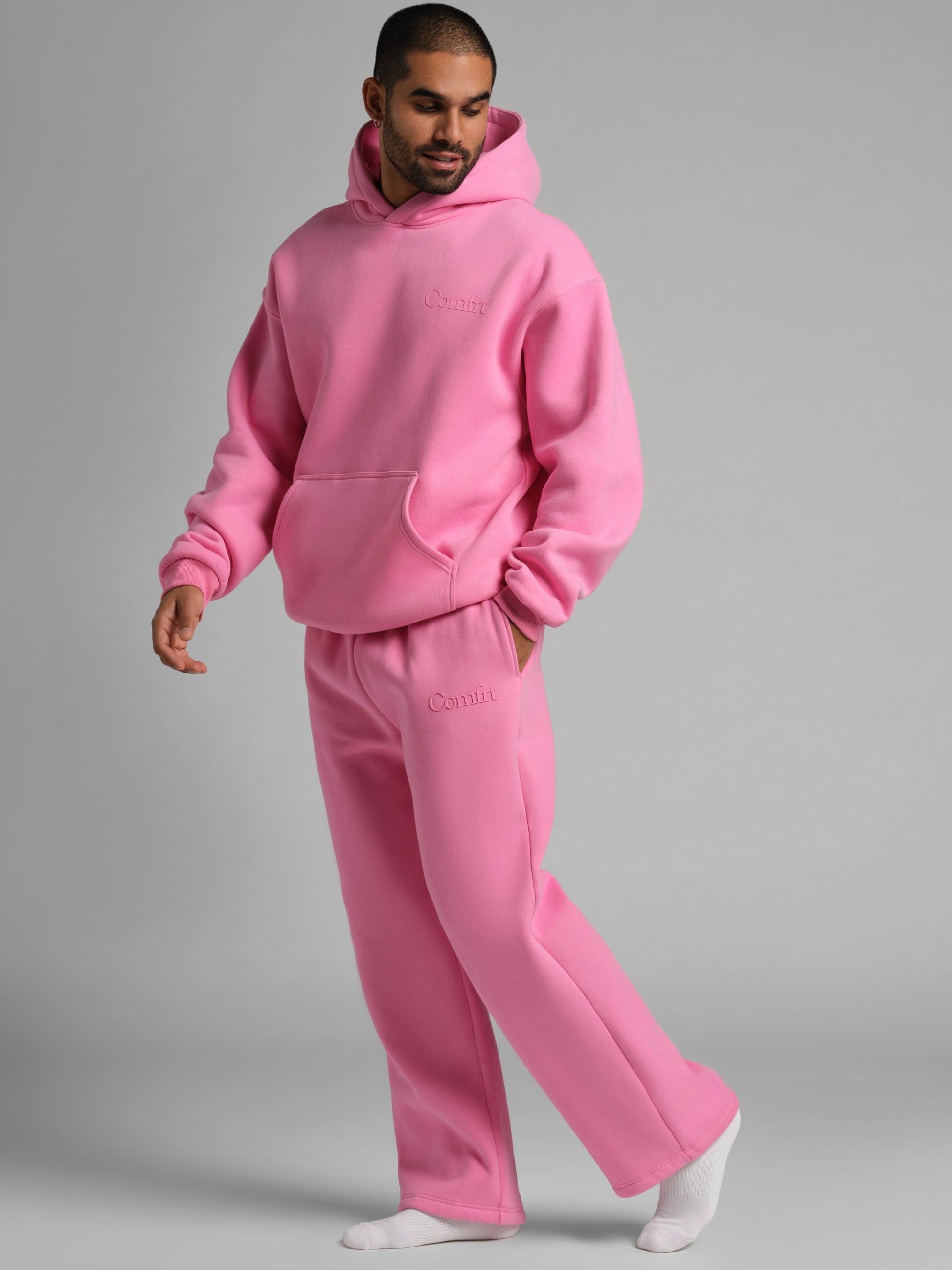 Minimalist Hoodie Oversized Soft Combed Cotton Blend