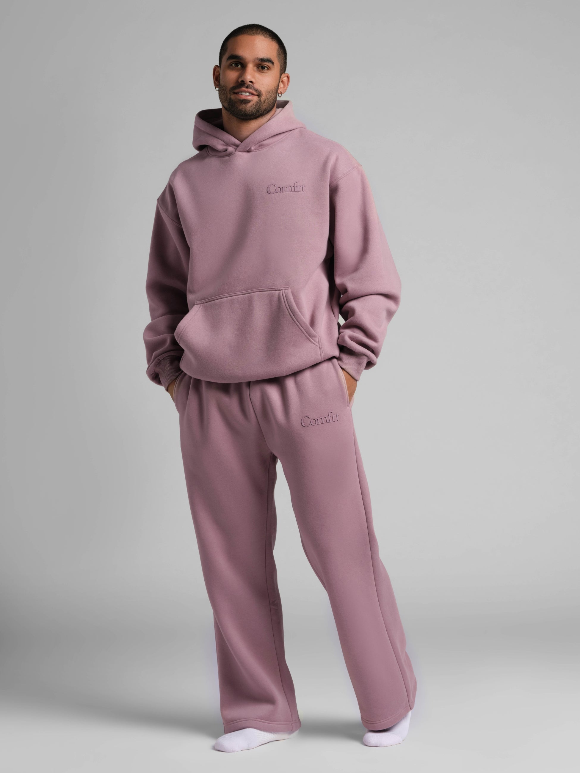 Minimalist Hoodie Oversized Soft Combed Cotton Blend