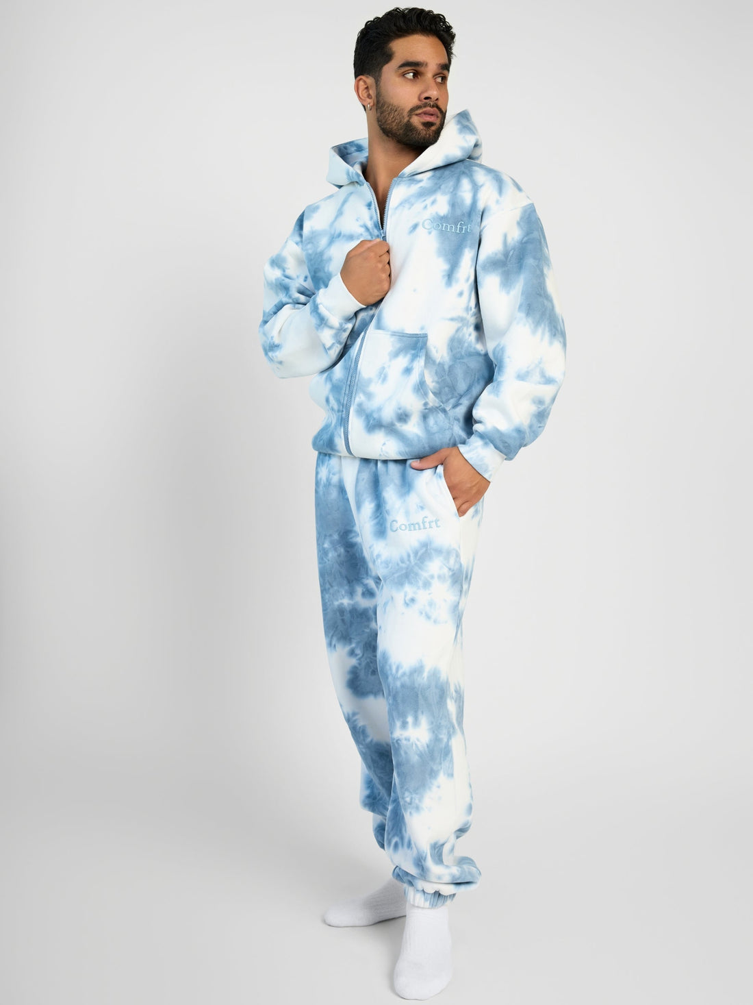 Comfrt Minimalist Zip Hoodie Oversized Soft Fleece Unisex