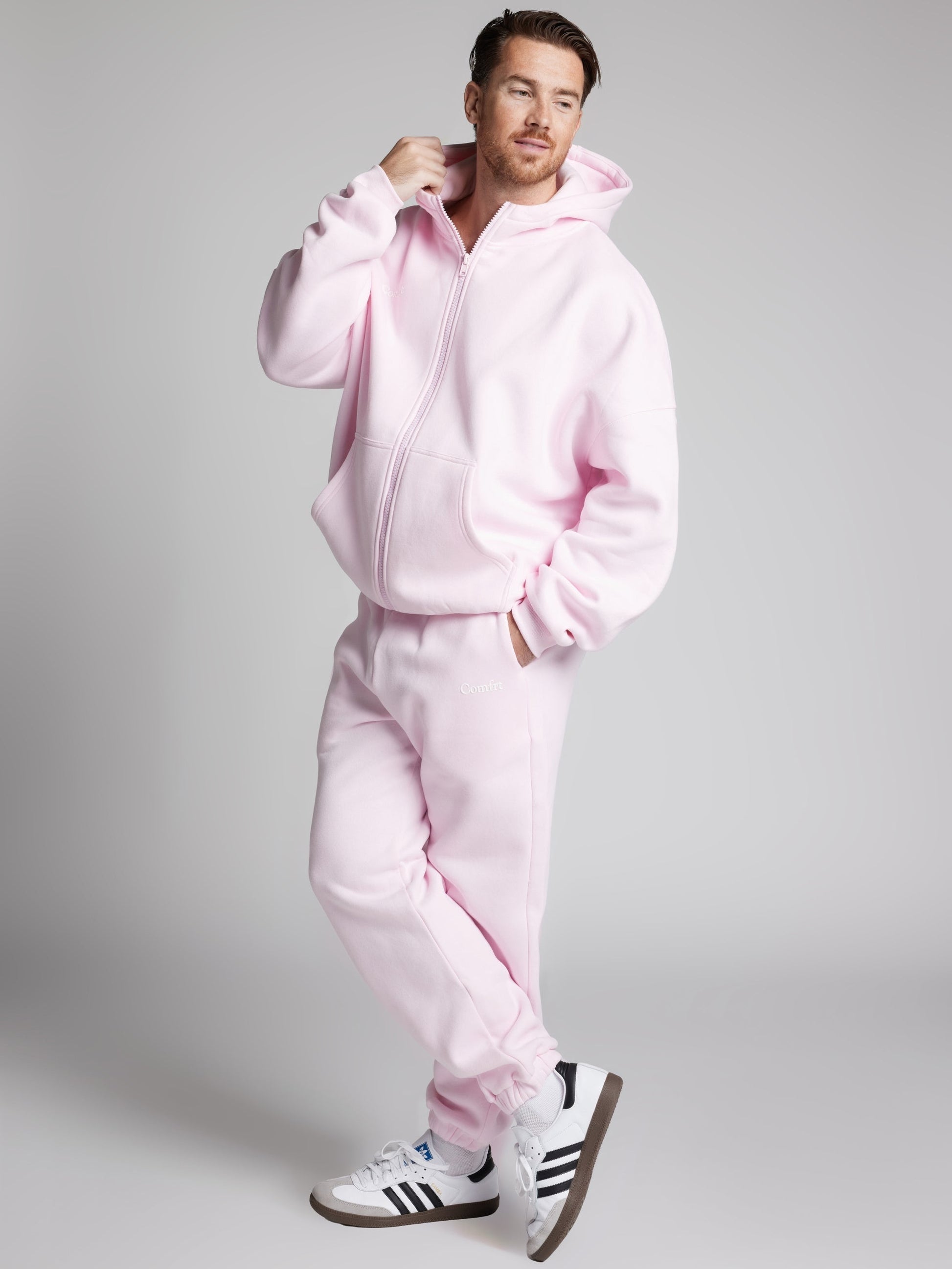 Comfrt Cloud Zip Hoodie Unisex Oversized Comfortable Relaxed