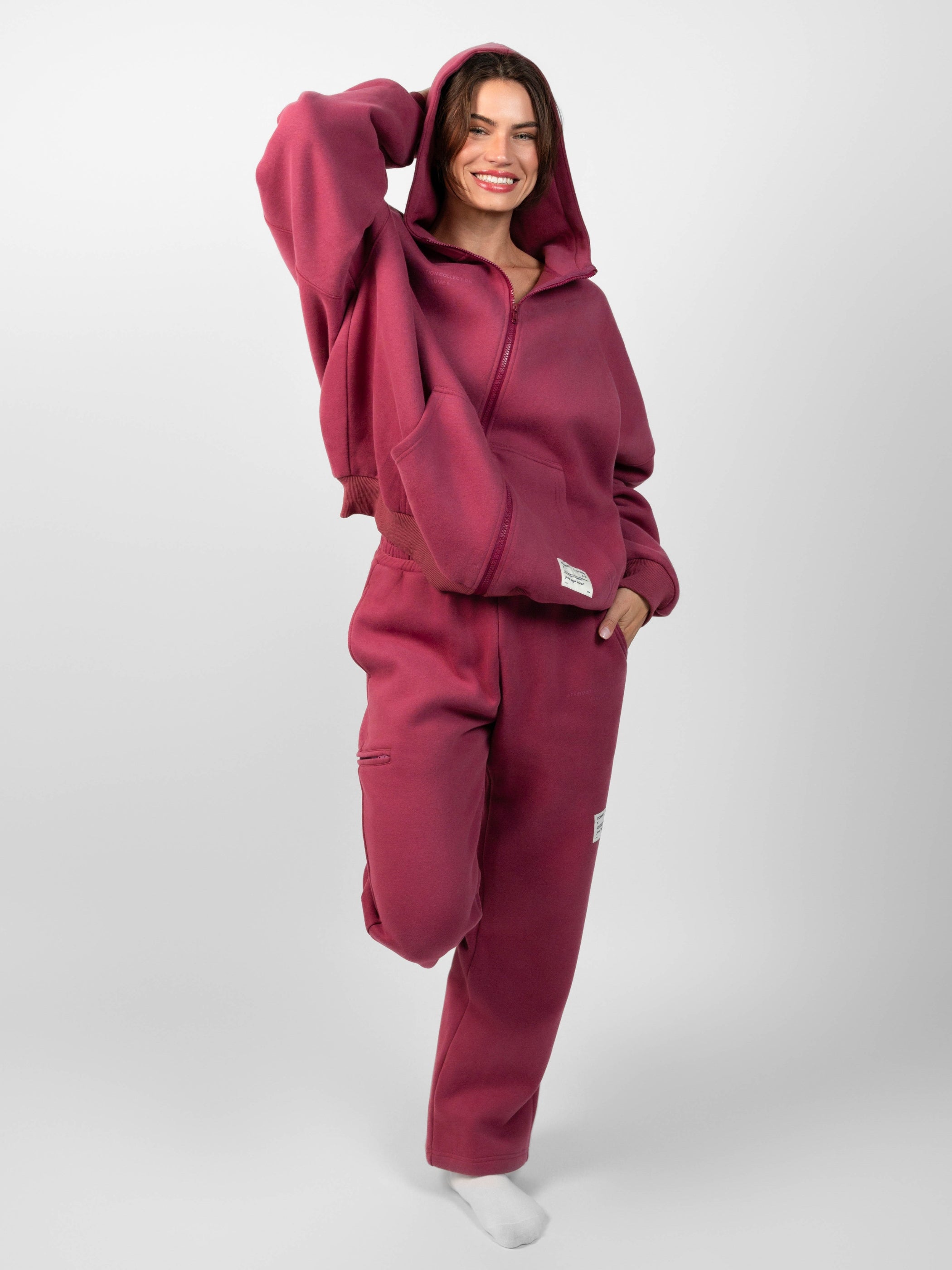 Comfrt Affirmation Zip Hoodie Super Soft Cotton