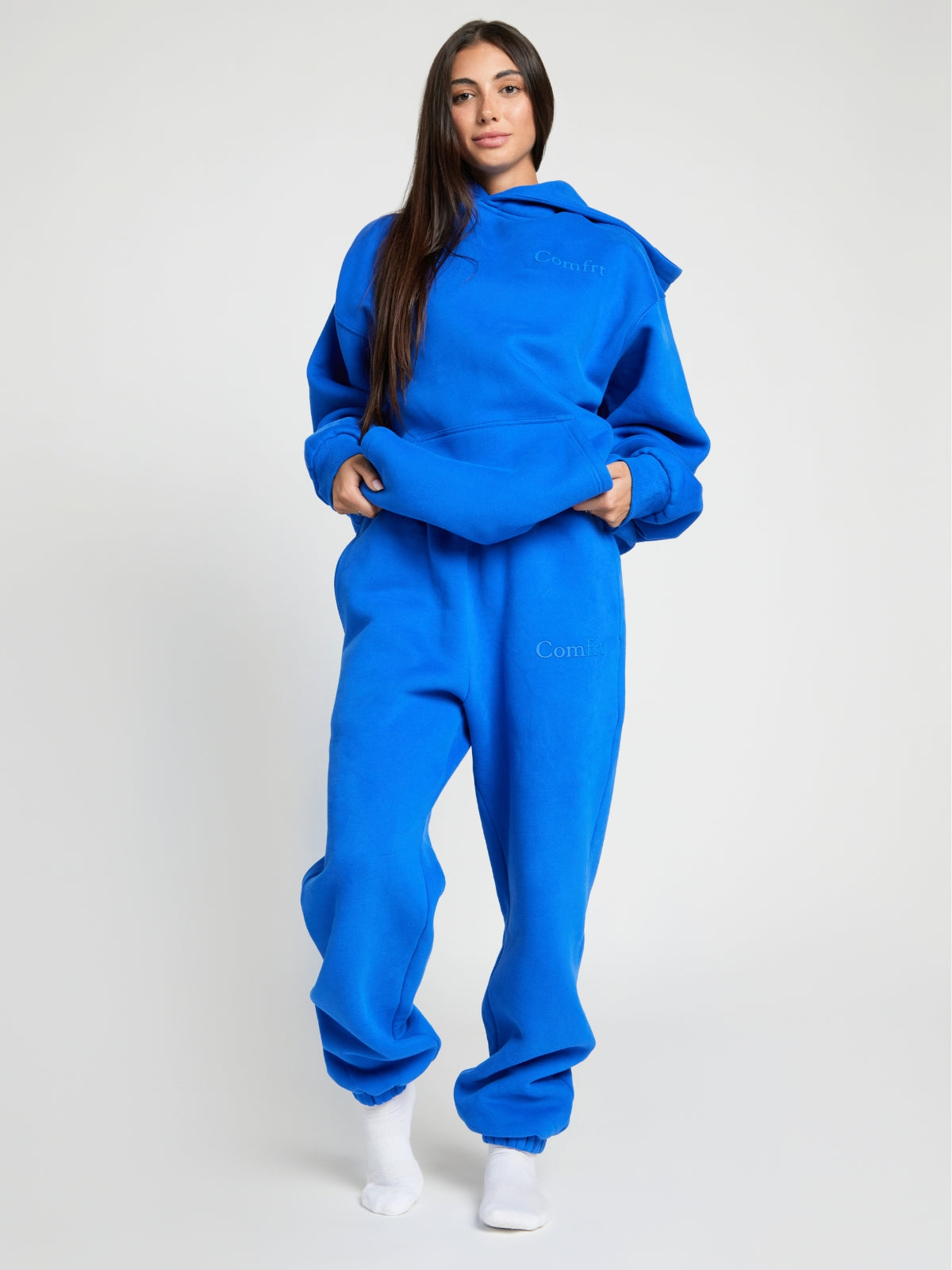 Minimalist Hoodie Oversized Soft Combed Cotton Blend