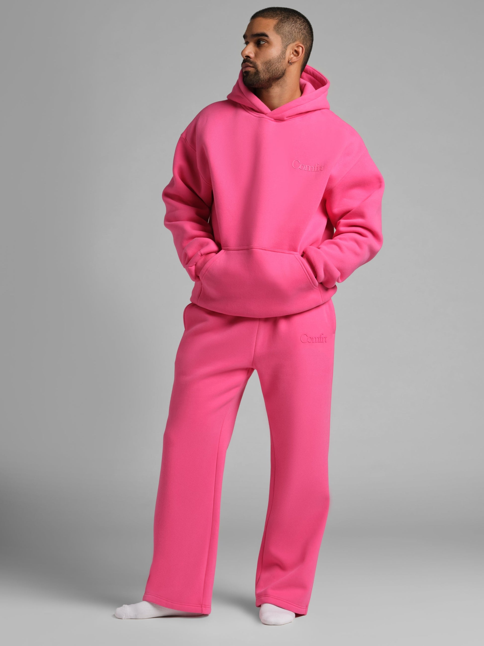 Minimalist Hoodie Oversized Soft Combed Cotton Blend