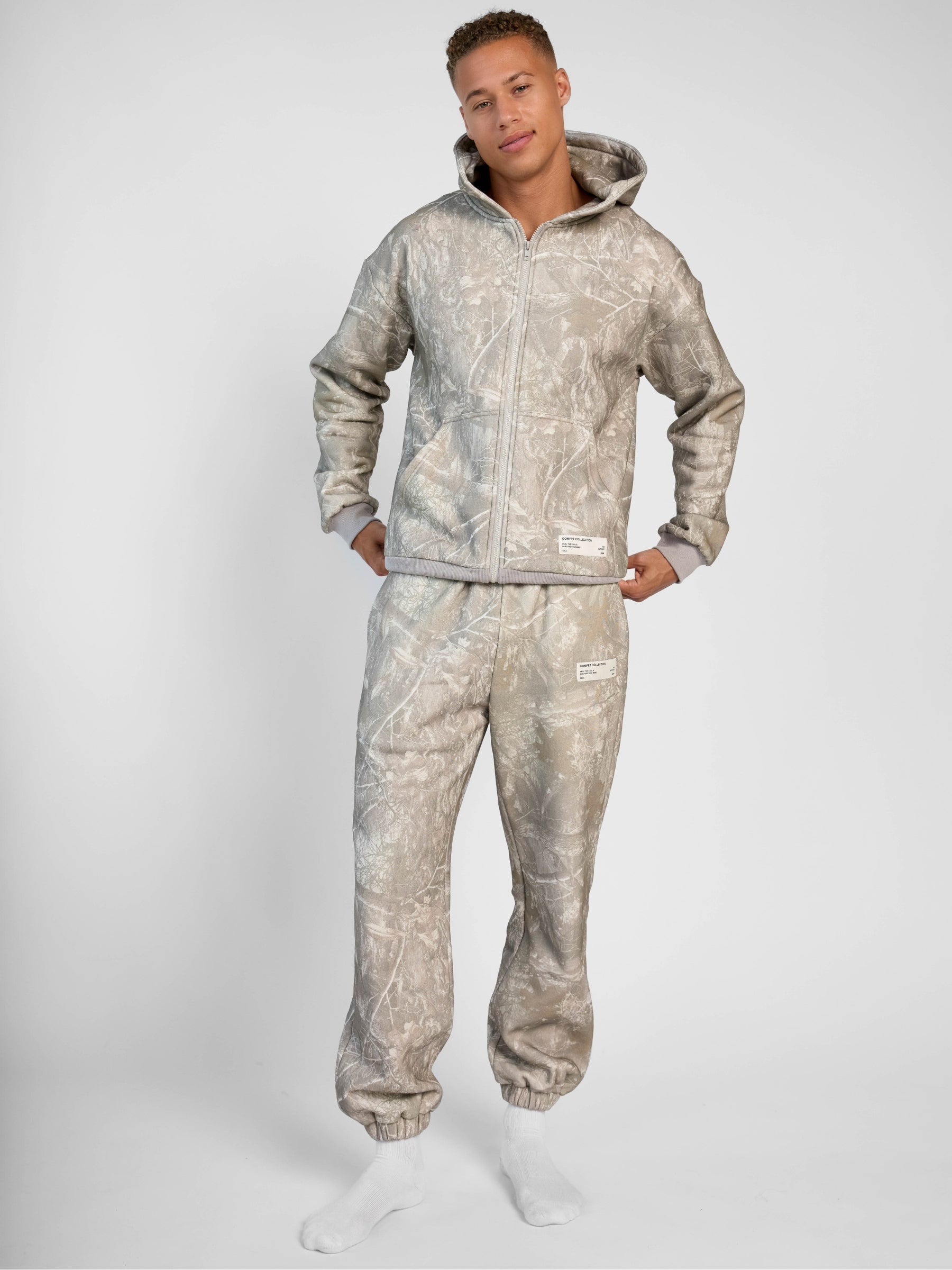 Comfrt Camo Zip Hoodie CloudTouch Fleece