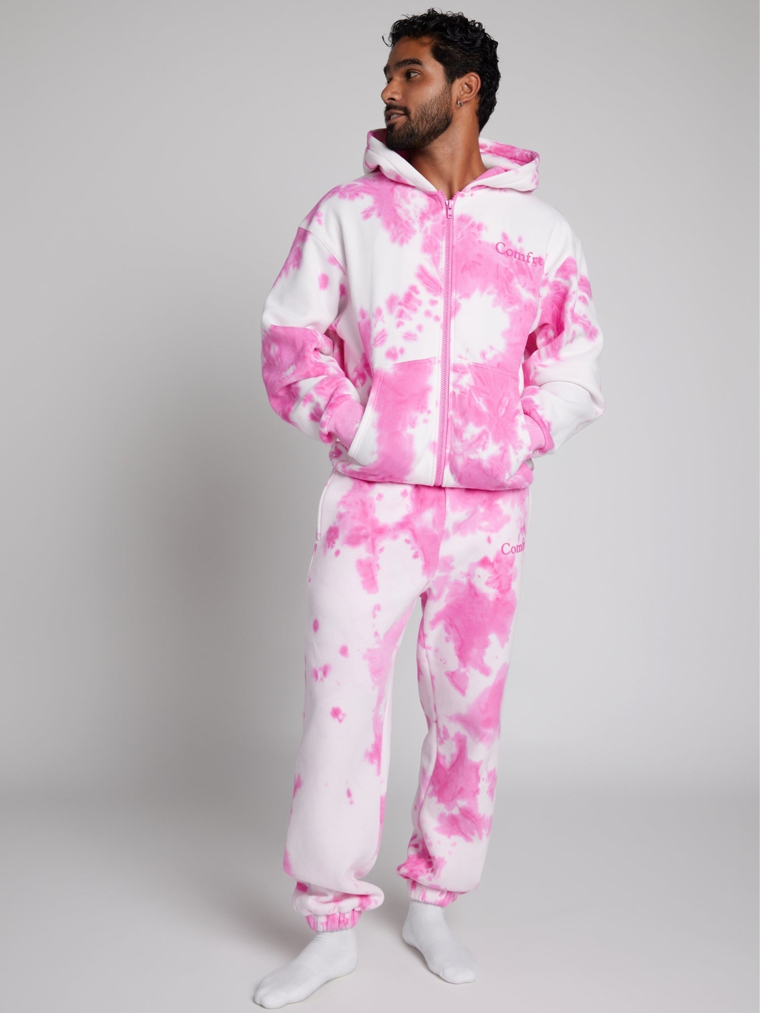 Comfrt Minimalist Zip Hoodie Oversized Soft Fleece Unisex