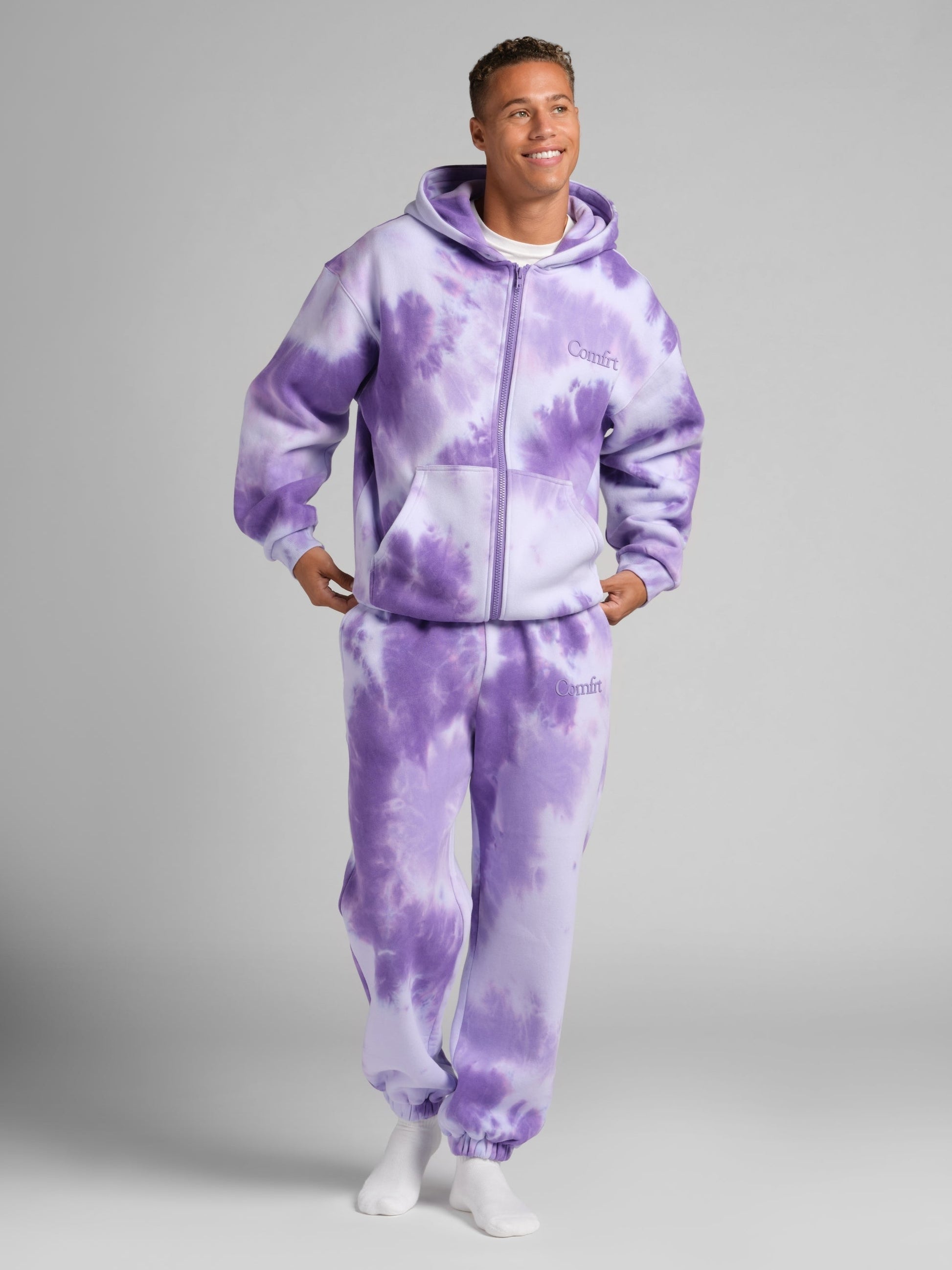 Comfrt Minimalist Zip Hoodie Oversized Soft Fleece Unisex