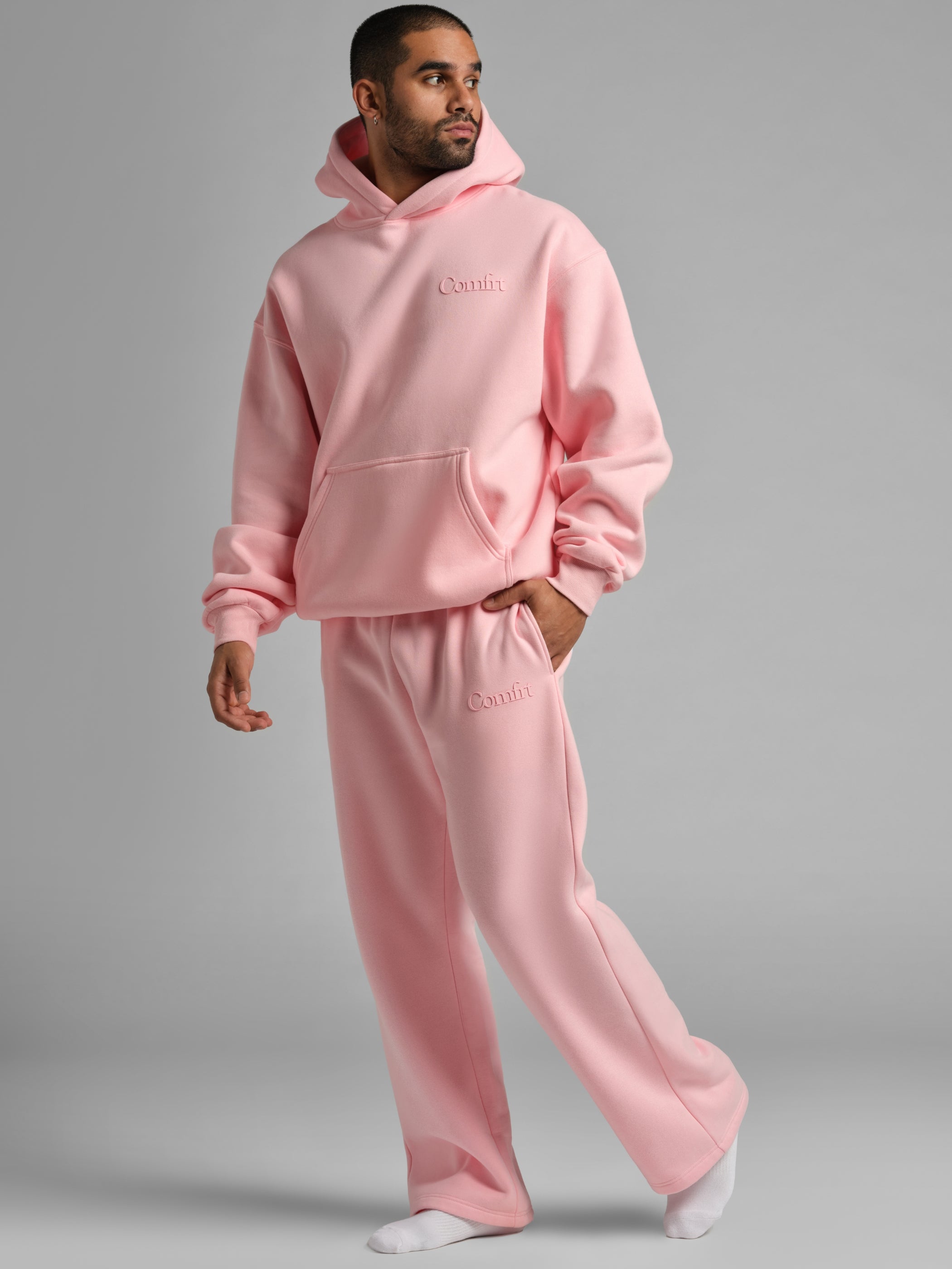 Minimalist Hoodie Oversized Soft Combed Cotton Blend
