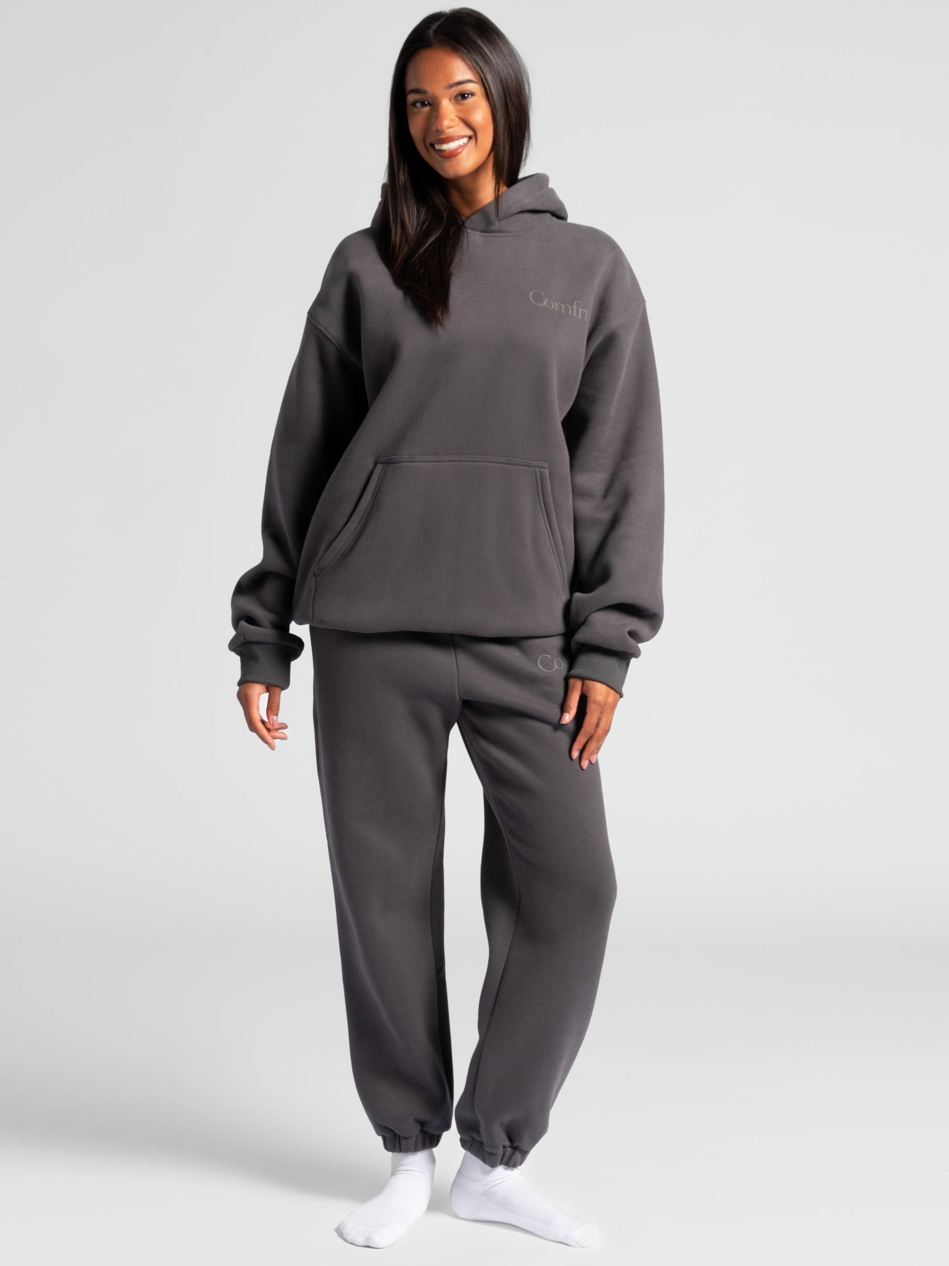 Minimalist Hoodie Oversized Soft Combed Cotton Blend