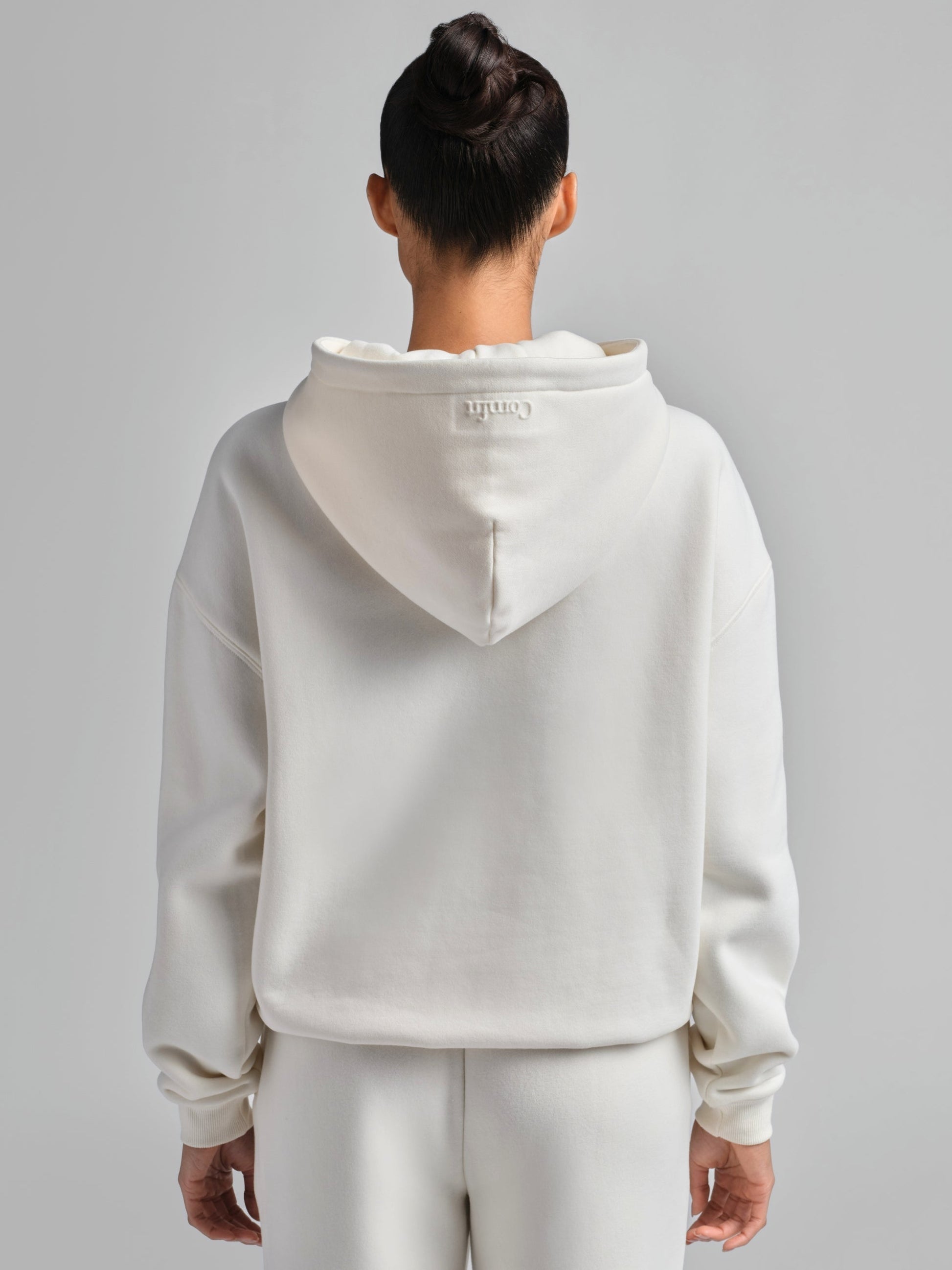 Comfrt Basic Crop Zip Hoodie with CloudTouch Fabric