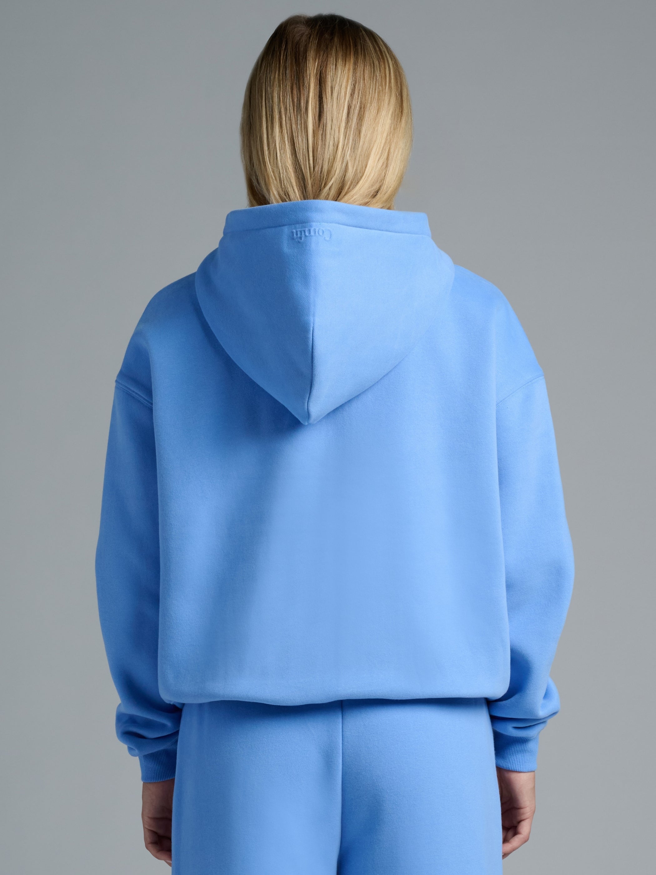 Comfrt Basic Crop Zip Hoodie with CloudTouch Fabric