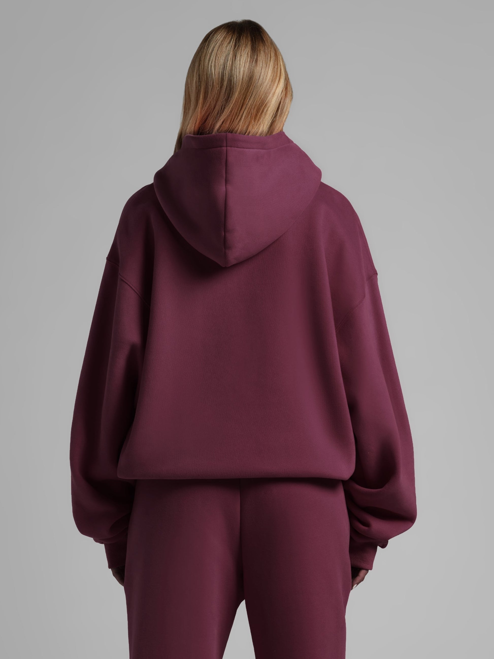 Minimalist Hoodie Oversized Soft Combed Cotton Blend