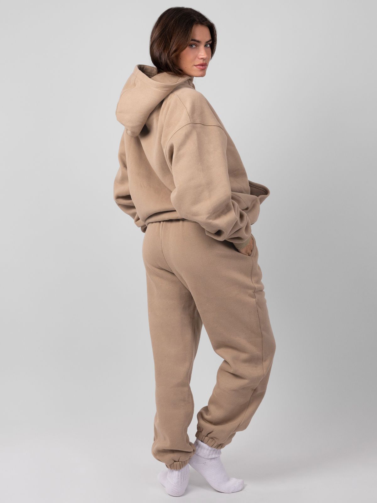 Minimalist Hoodie Oversized Soft Combed Cotton Blend
