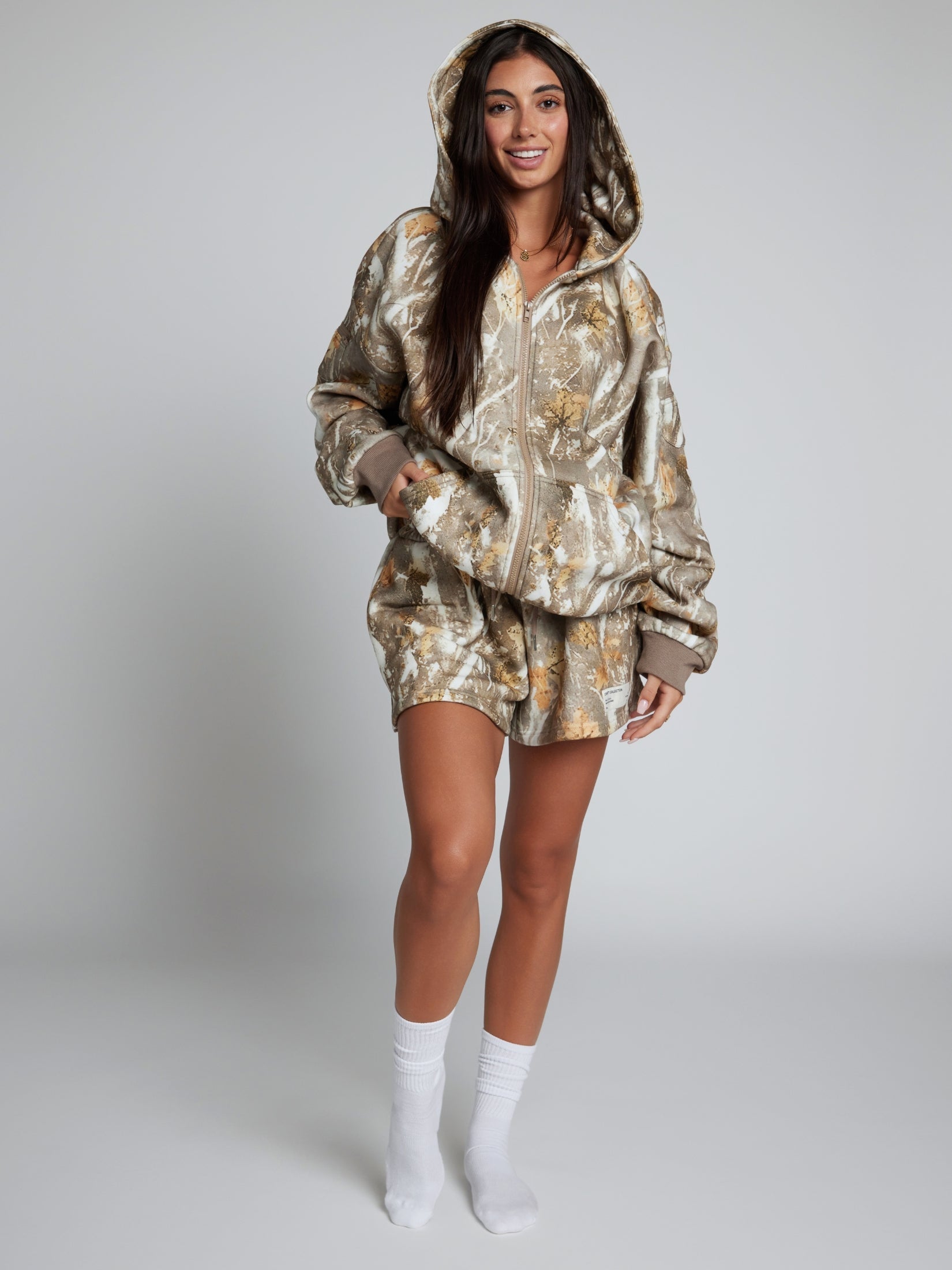 Comfrt Camo Zip Hoodie CloudTouch Fleece