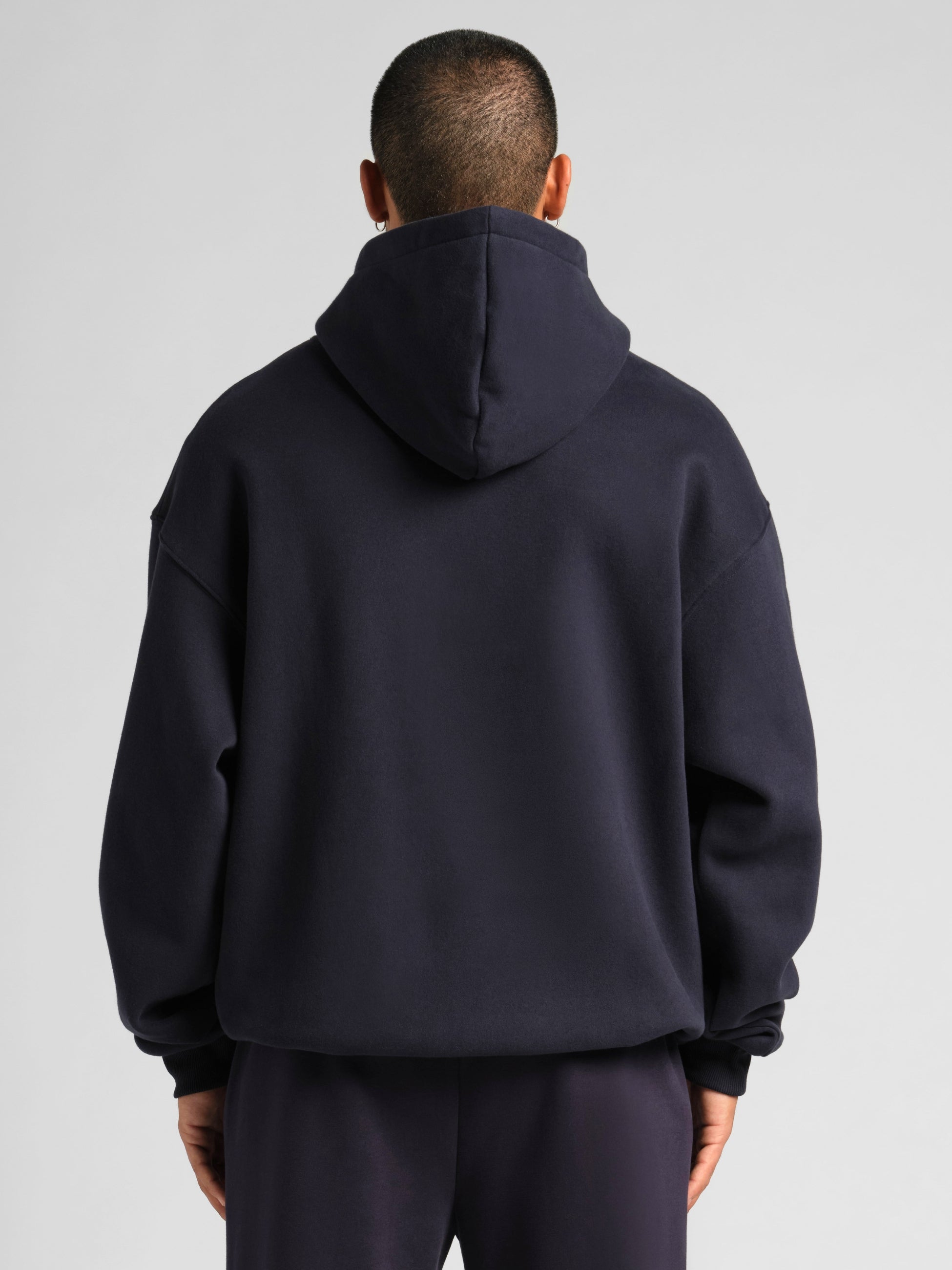 Minimalist Hoodie Oversized Soft Combed Cotton Blend