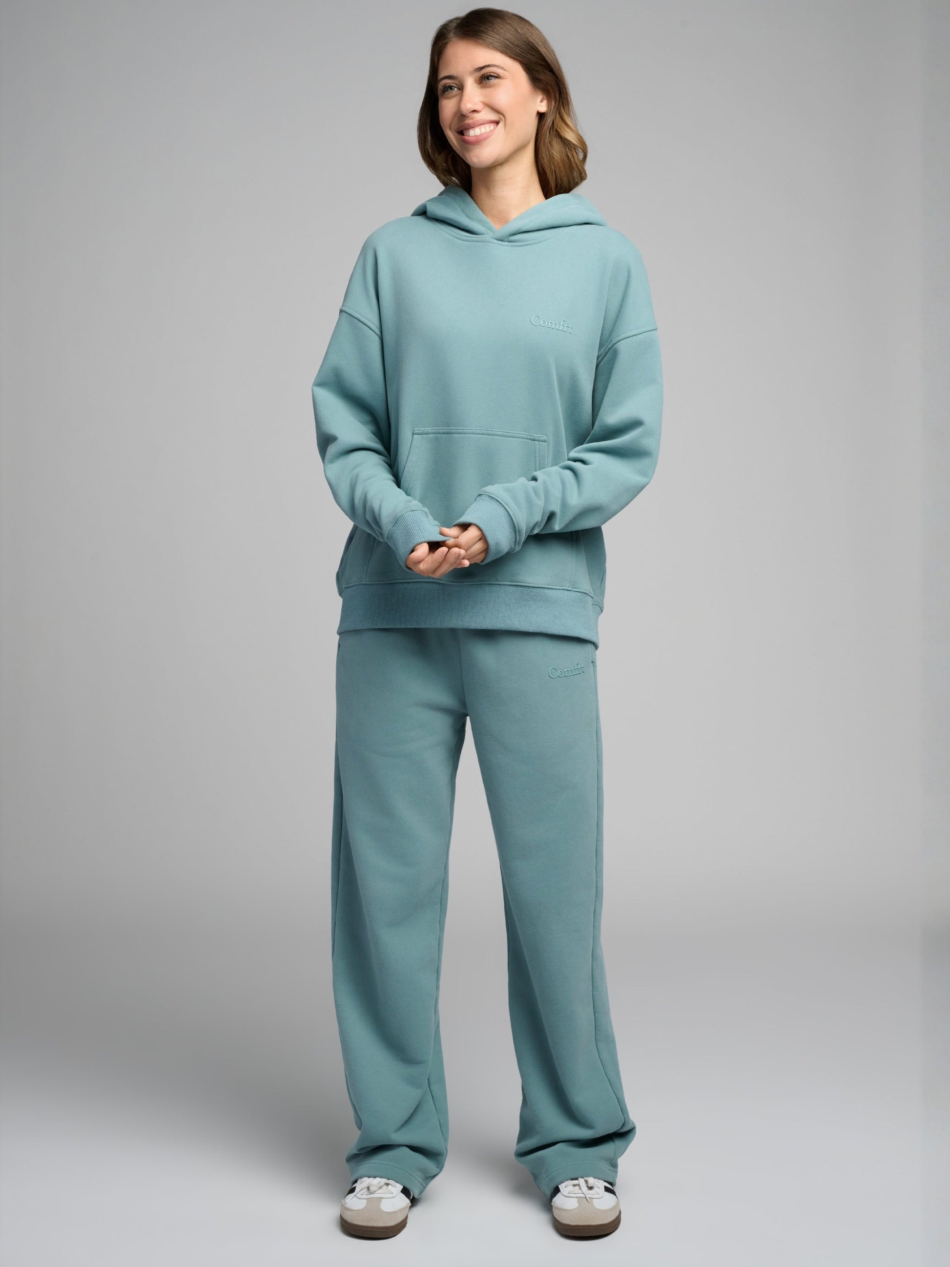 Comfrt Halo Lightweight Crop Hoodie Super Soft Cotton Blend