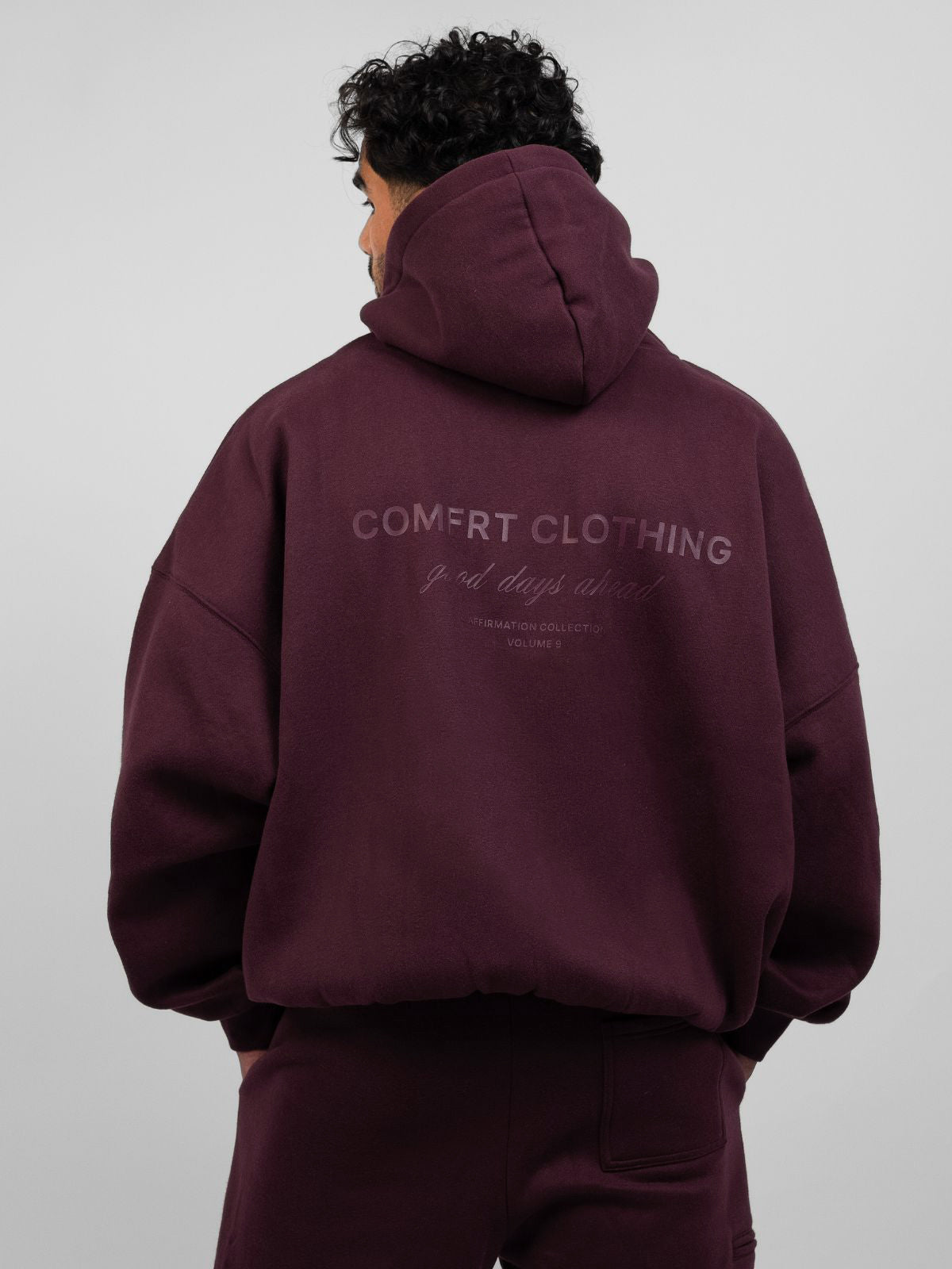 Comfrt Affirmation Hoodie Oversized Unisex Soft Cotton Blend