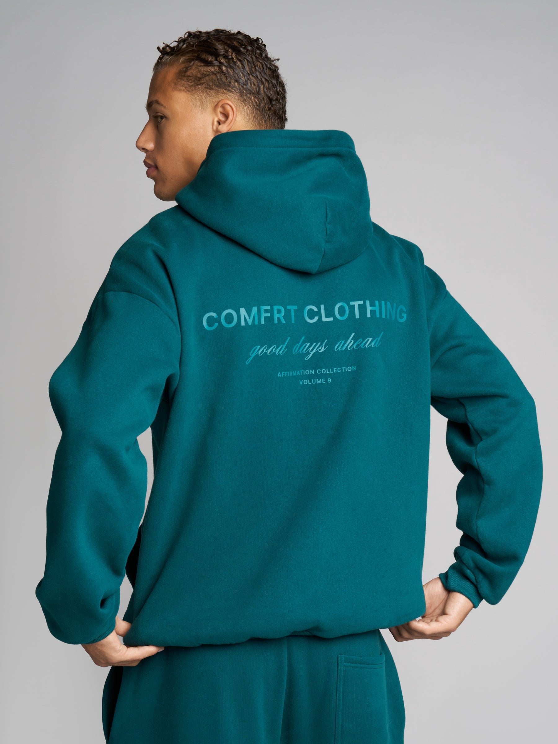 Comfrt Affirmation Hoodie Oversized Unisex Soft Cotton Blend