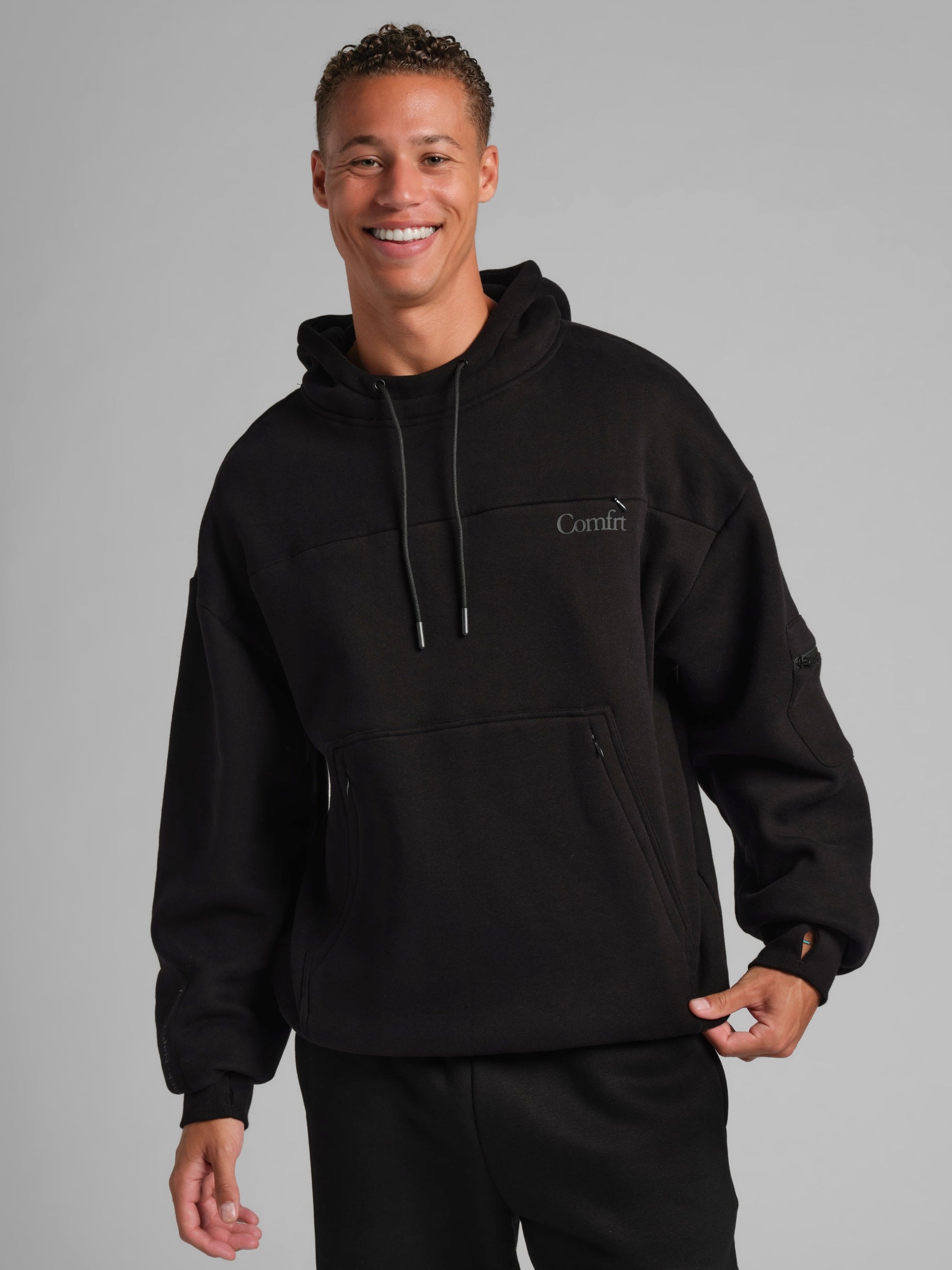 Comfrt Snak Hoodie Heavyweight Fleece Snack Pocket Design