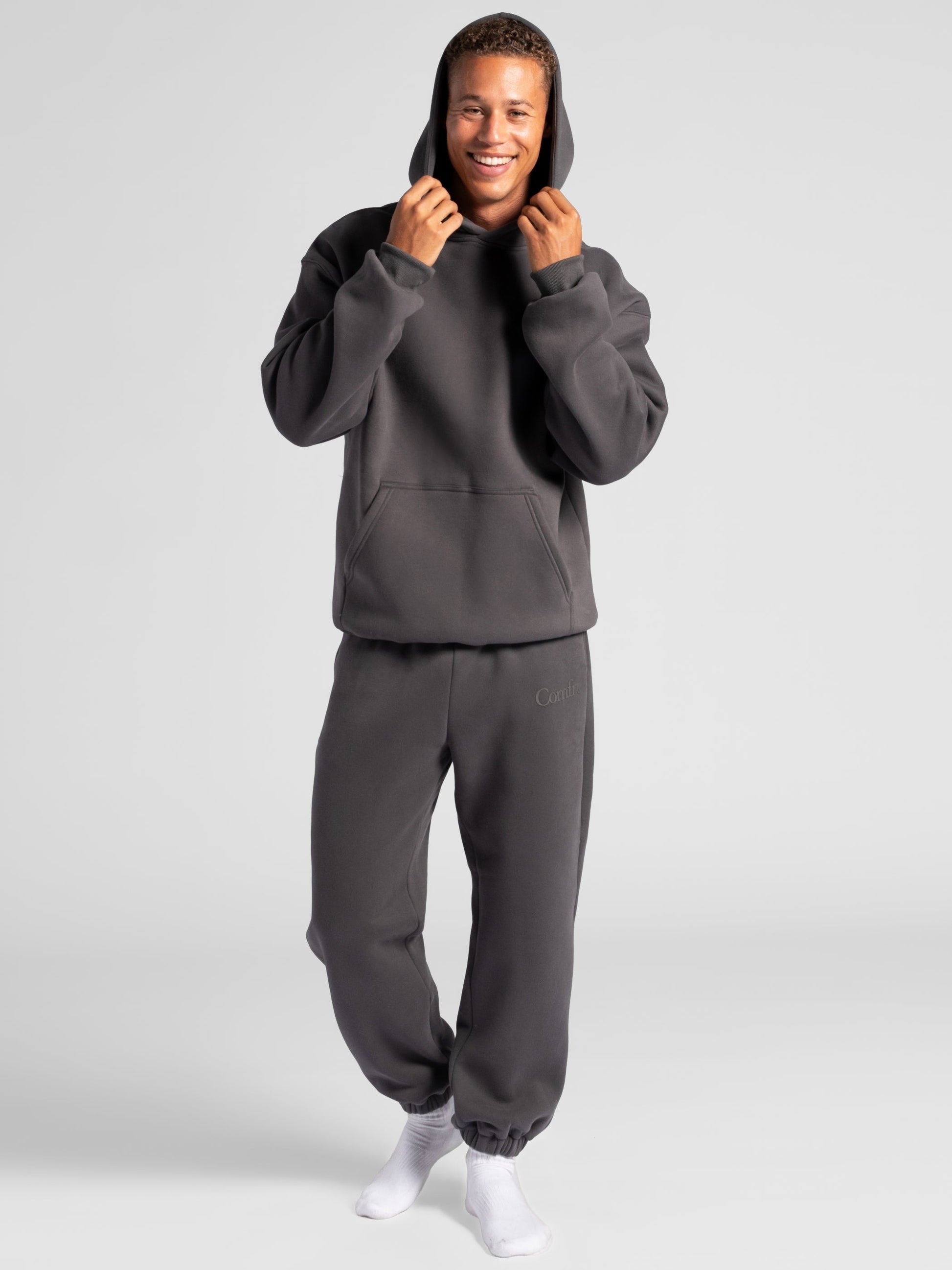 Minimalist Hoodie Oversized Soft Combed Cotton Blend